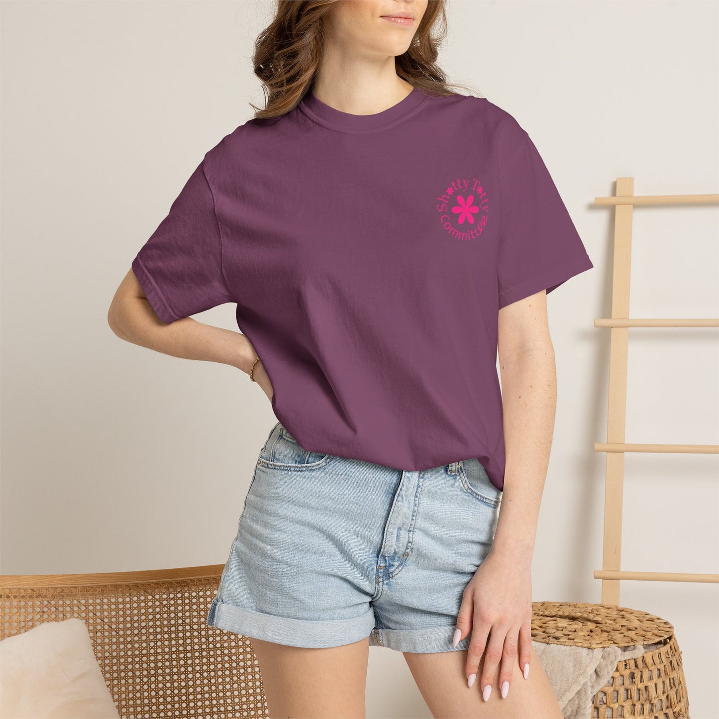 Global Fulfilment - Itty Bitty Shitty Titty Tee - Pink Logo