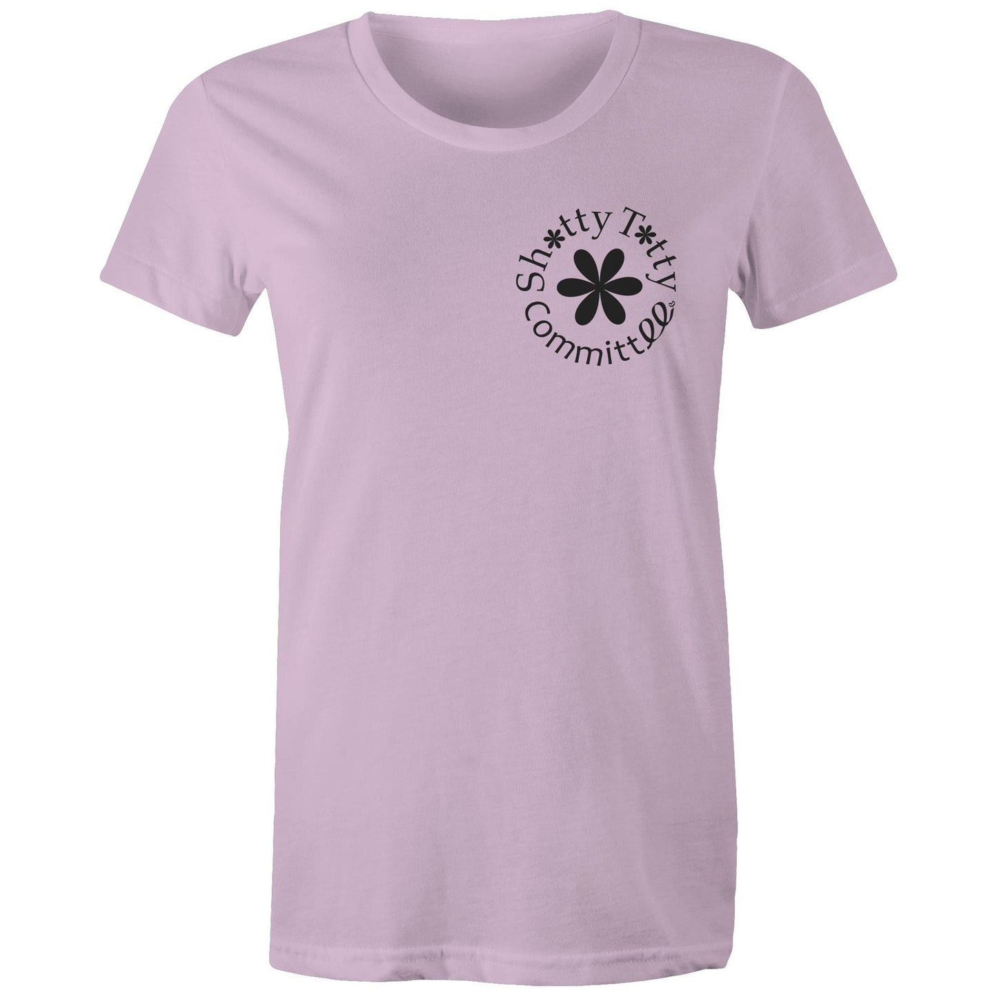 Itty Bitty Titty Tee (Gals Black Logo)