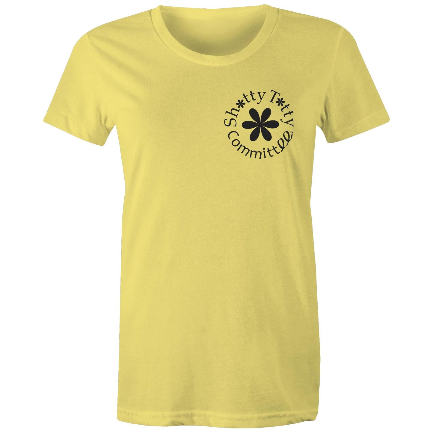Itty Bitty Titty Tee (Gals Black Logo)