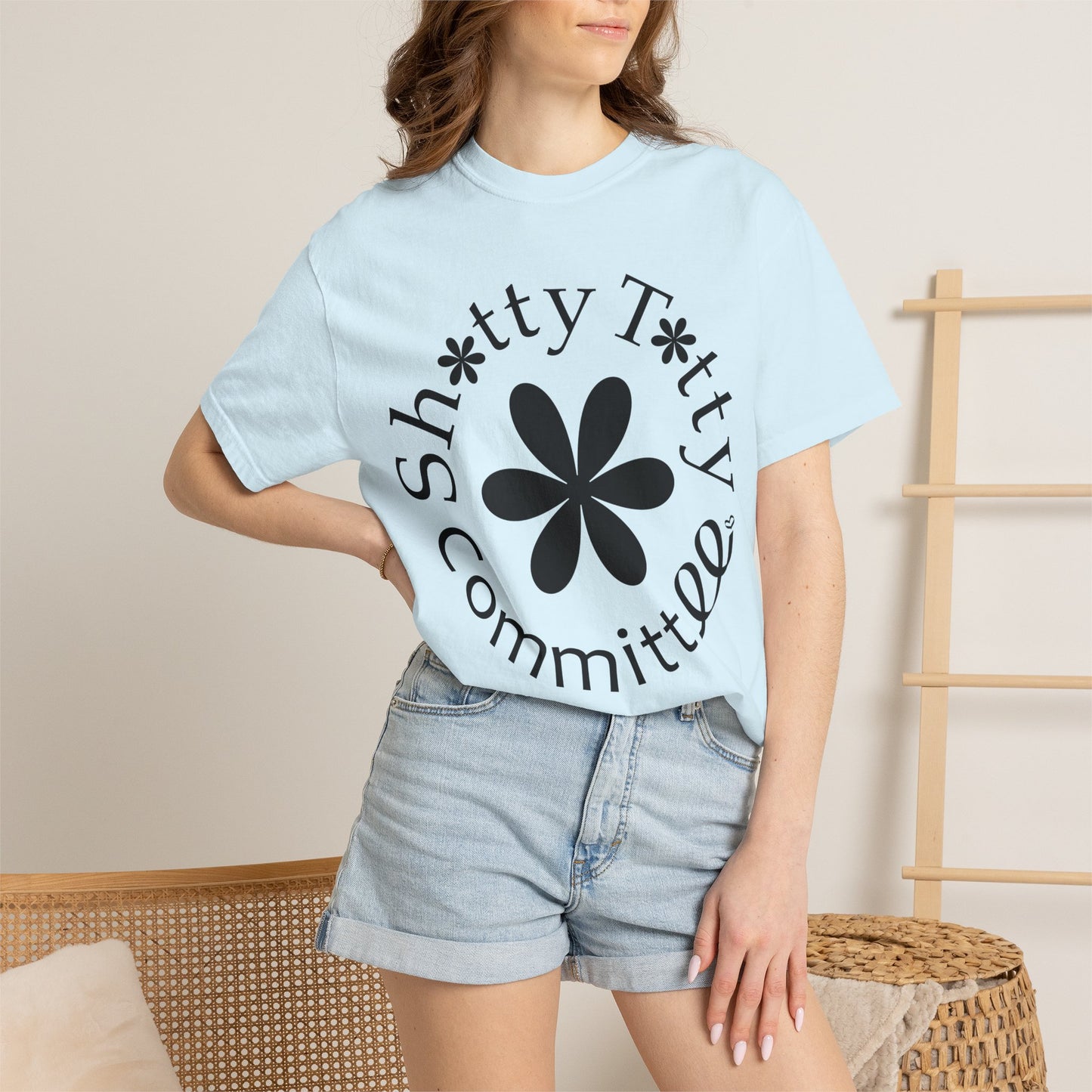 Global Fulfilment - Shitty Titty In Ya Face Tee - Black Logo