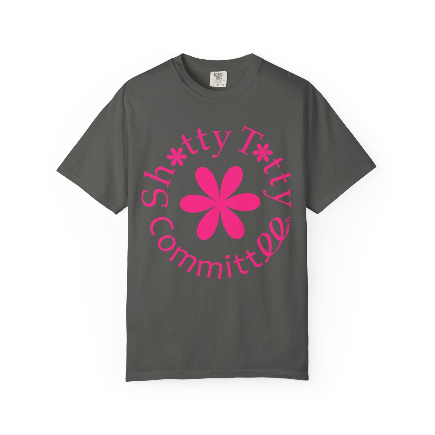 Global Fulfilment - In Ya Face Shitty Titty Tee - Pink Logo