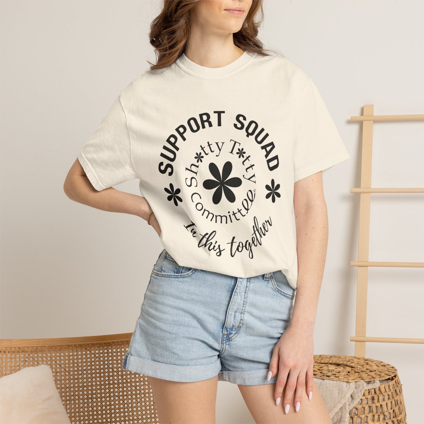 Global Fulfilment - BIG Love Support Squad T-Shirt - Black Logo