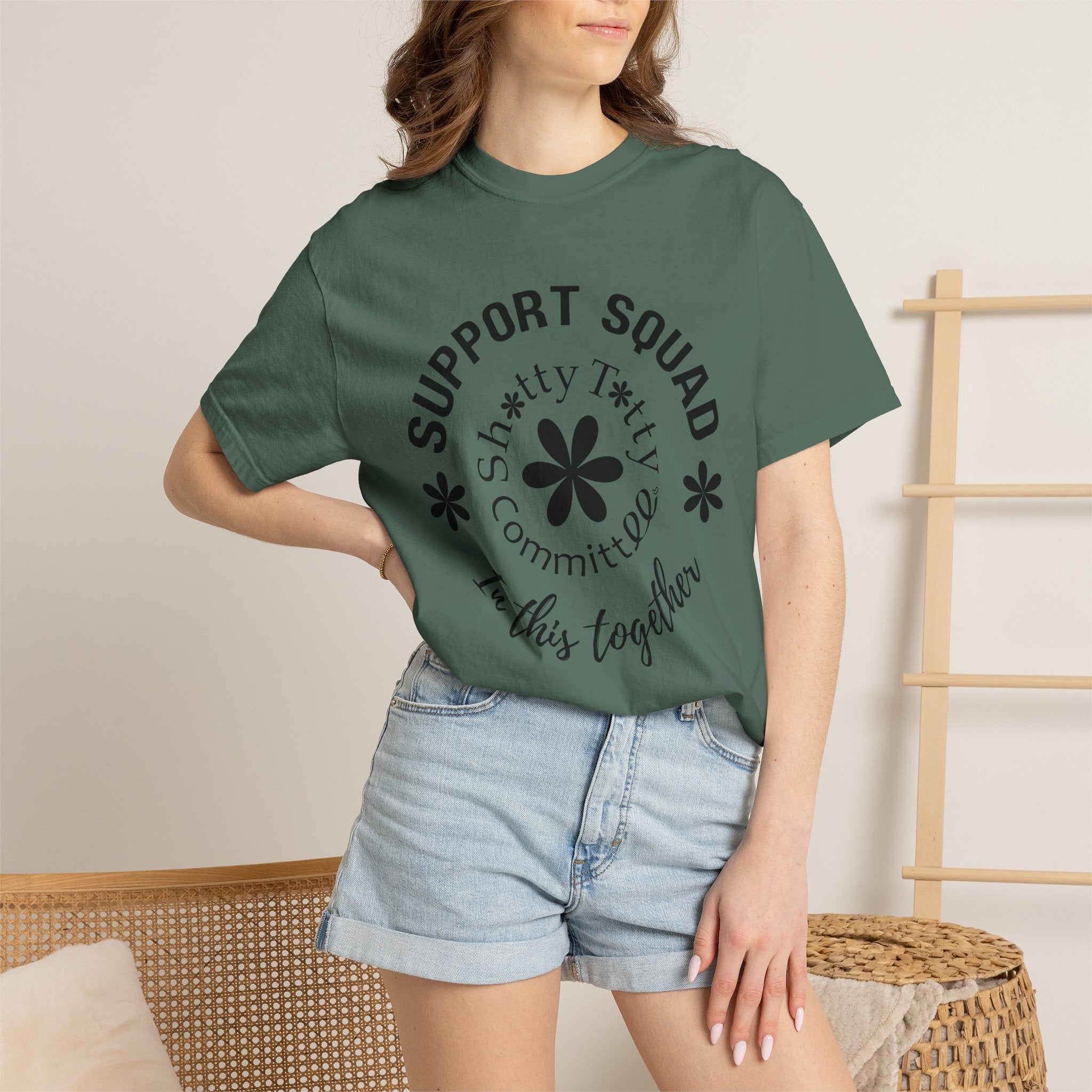 Global Fulfilment - BIG Love Support Squad T-Shirt - Black Logo