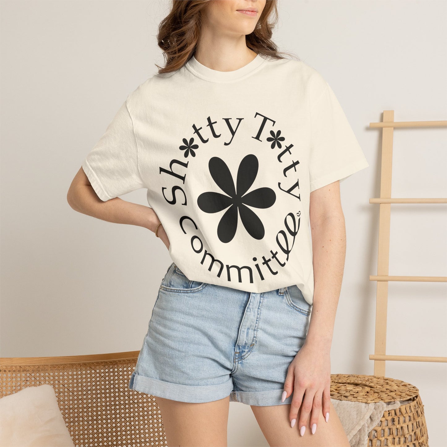 Global Fulfilment - Shitty Titty In Ya Face Tee - Black Logo