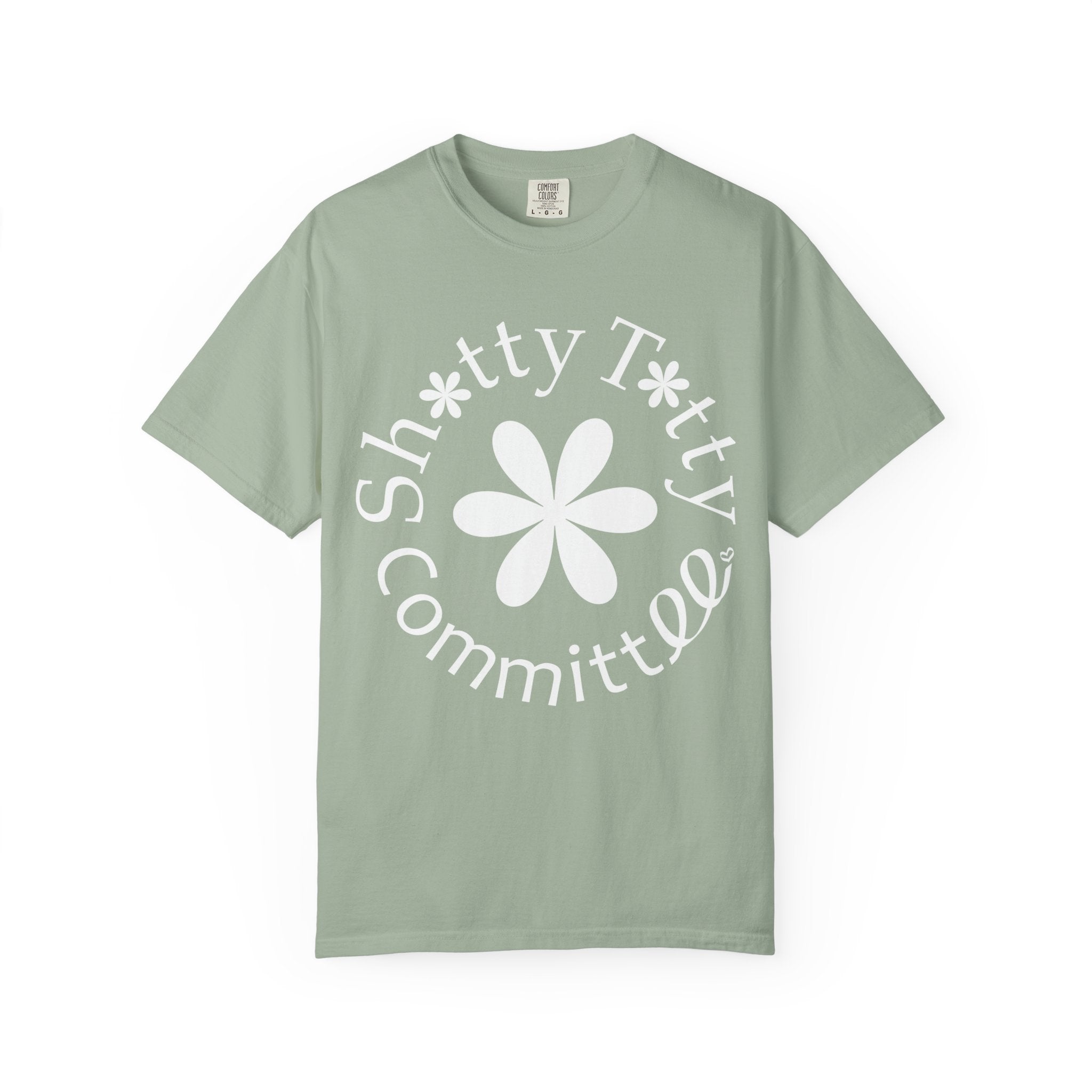 Global Fulfilment - In Ya Face Shitty Titty Tee - White Logo