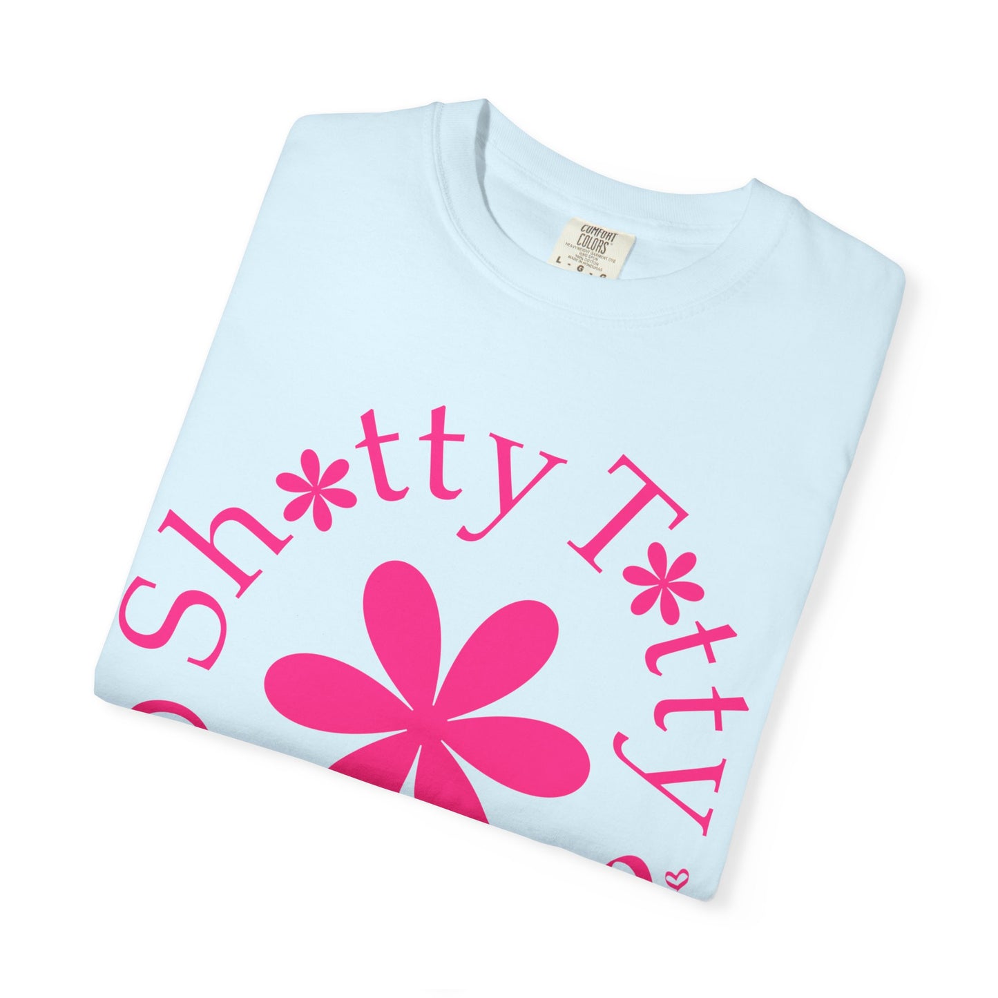 Global Fulfilment - In Ya Face Shitty Titty Tee - Pink Logo