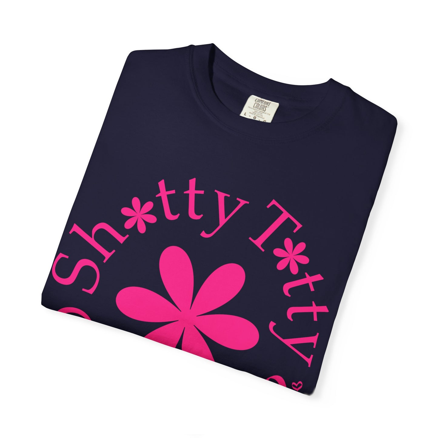 Global Fulfilment - In Ya Face Shitty Titty Tee - Pink Logo