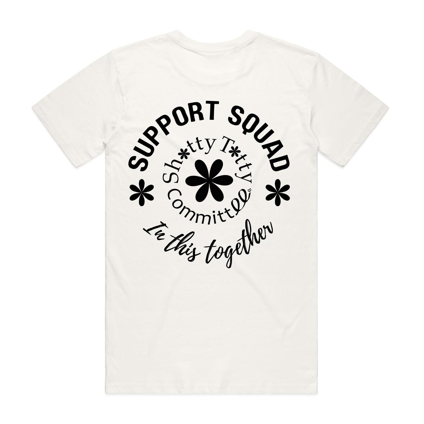 Support Squad Men's - Black Logo