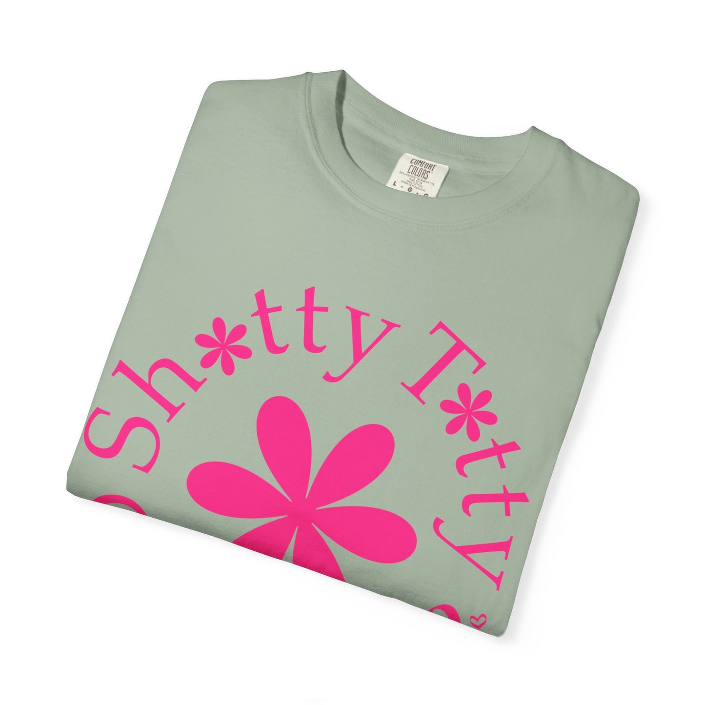 Global Fulfilment - In Ya Face Shitty Titty Tee - Pink Logo