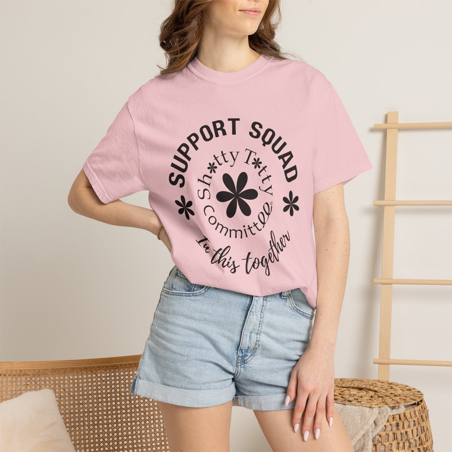 Global Fulfilment - BIG Love Support Squad T-Shirt - Black Logo