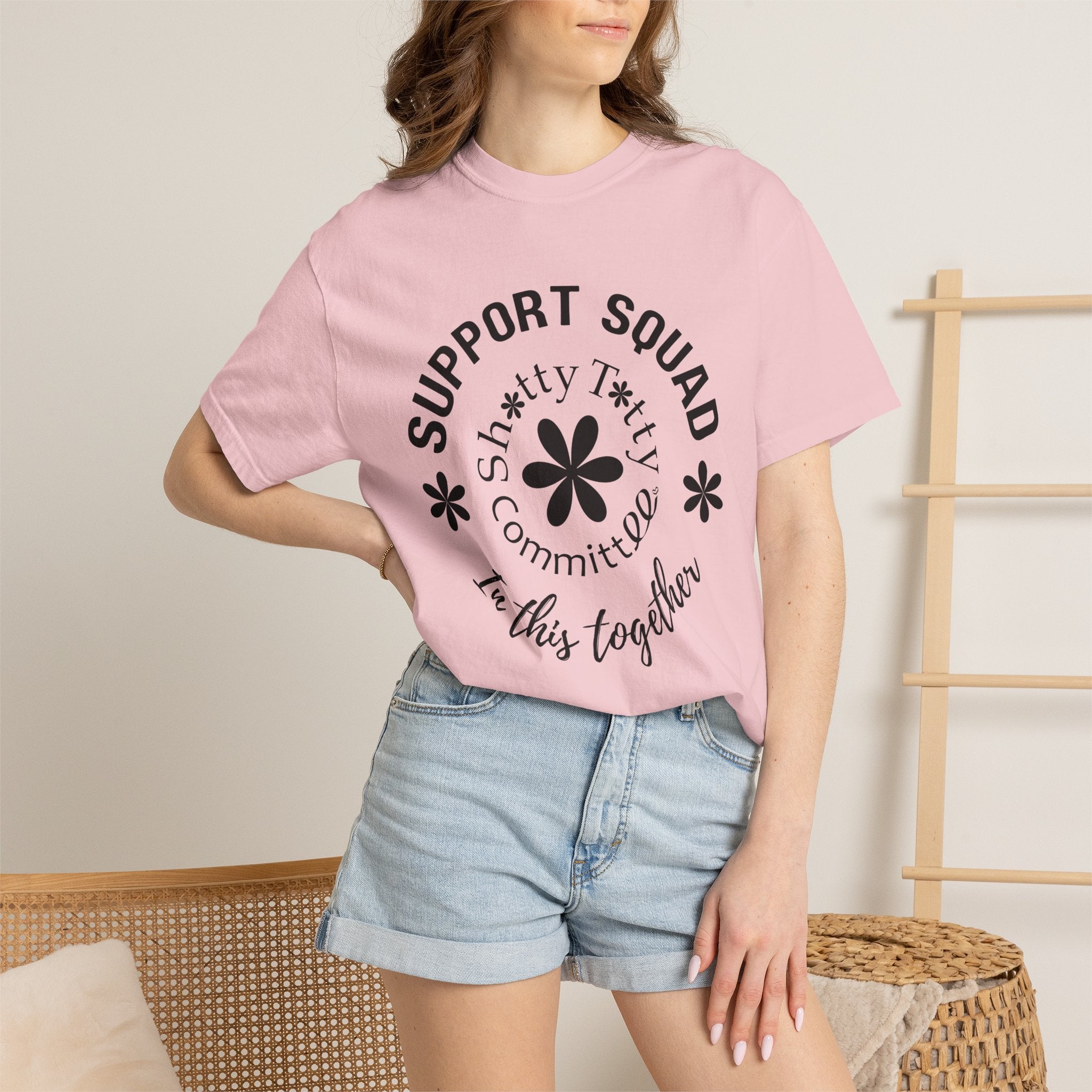 Global Fulfilment - BIG Love Support Squad T-Shirt - Black Logo