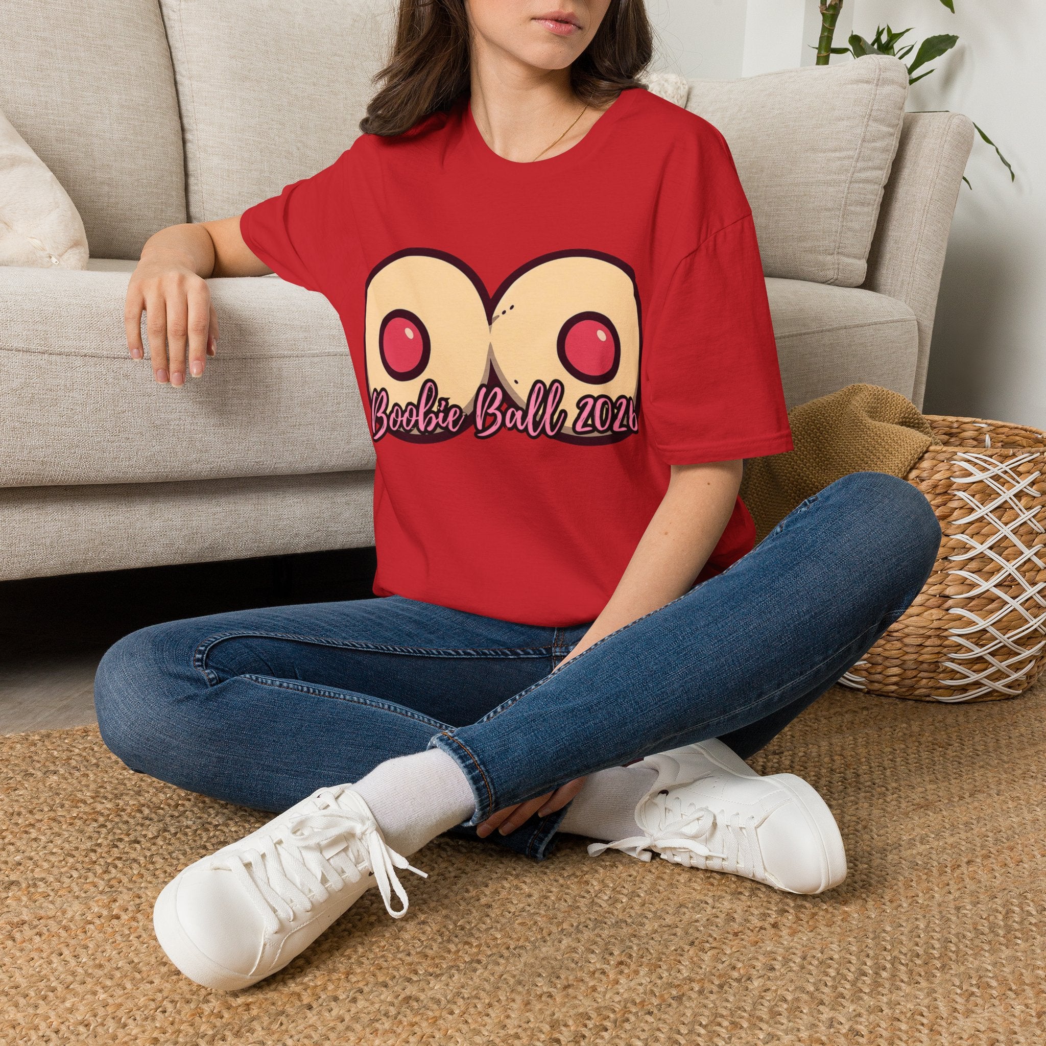 Inflatable Boobs - Boobie Ball Tee