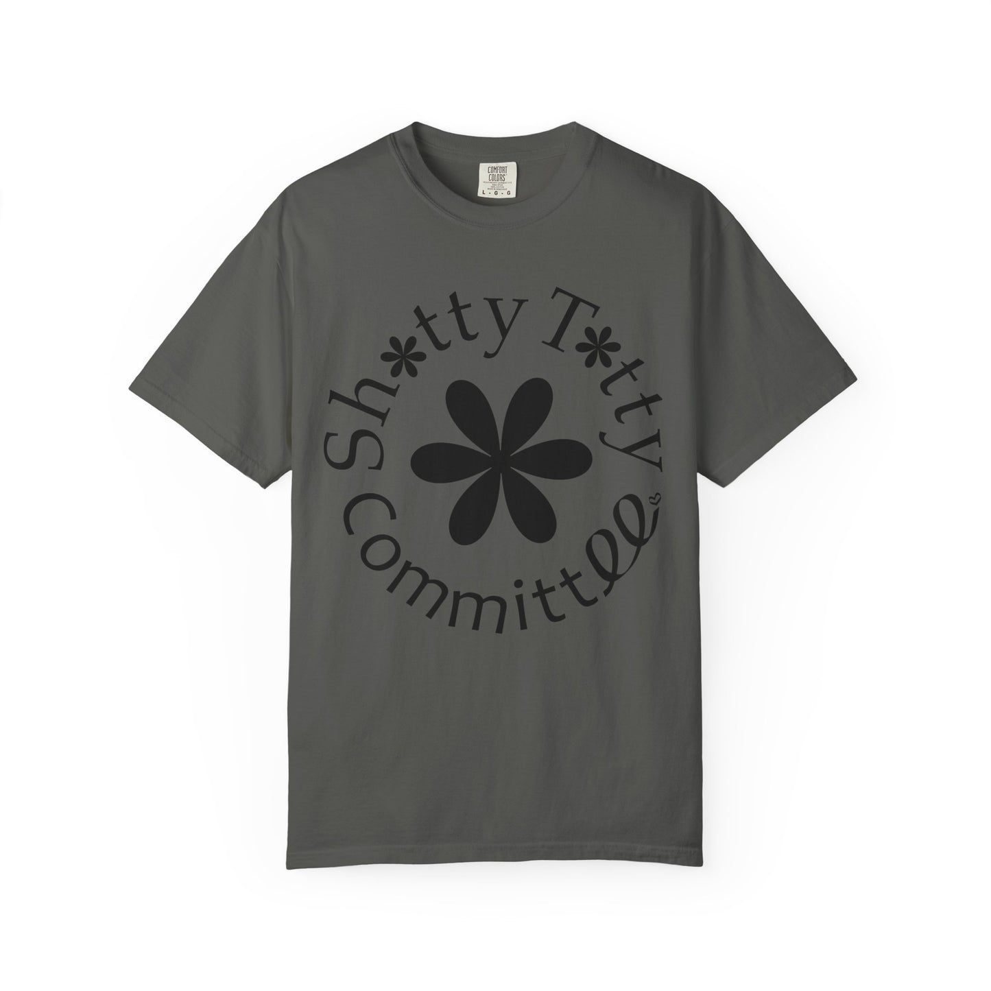 Global Fulfilment - Shitty Titty In Ya Face Tee - Black Logo