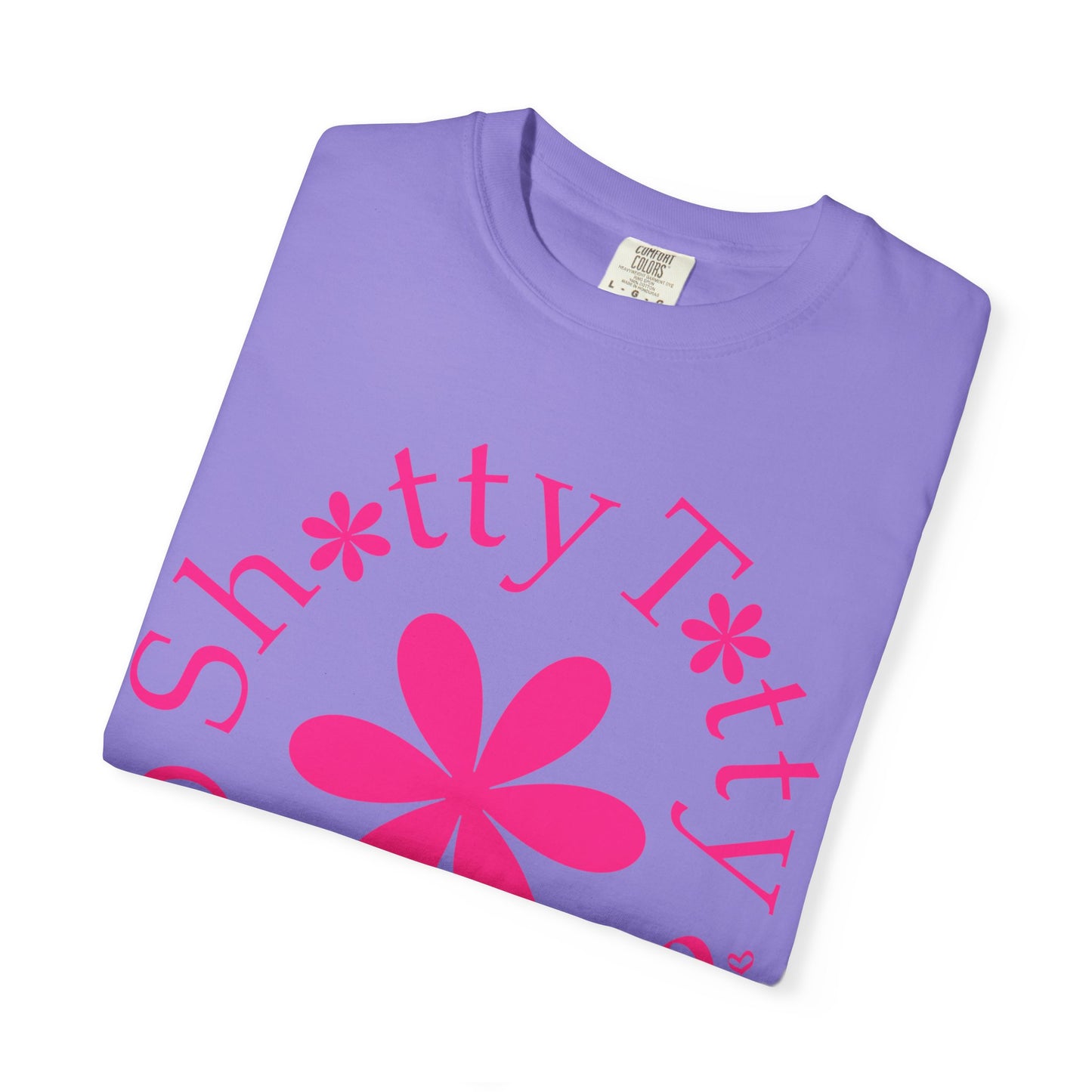 Global Fulfilment - In Ya Face Shitty Titty Tee - Pink Logo