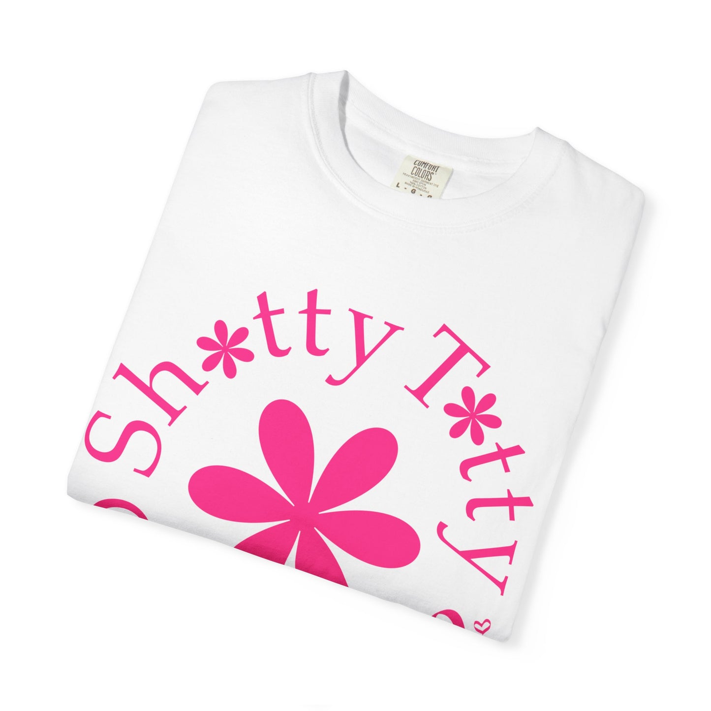 Global Fulfilment - In Ya Face Shitty Titty Tee - Pink Logo