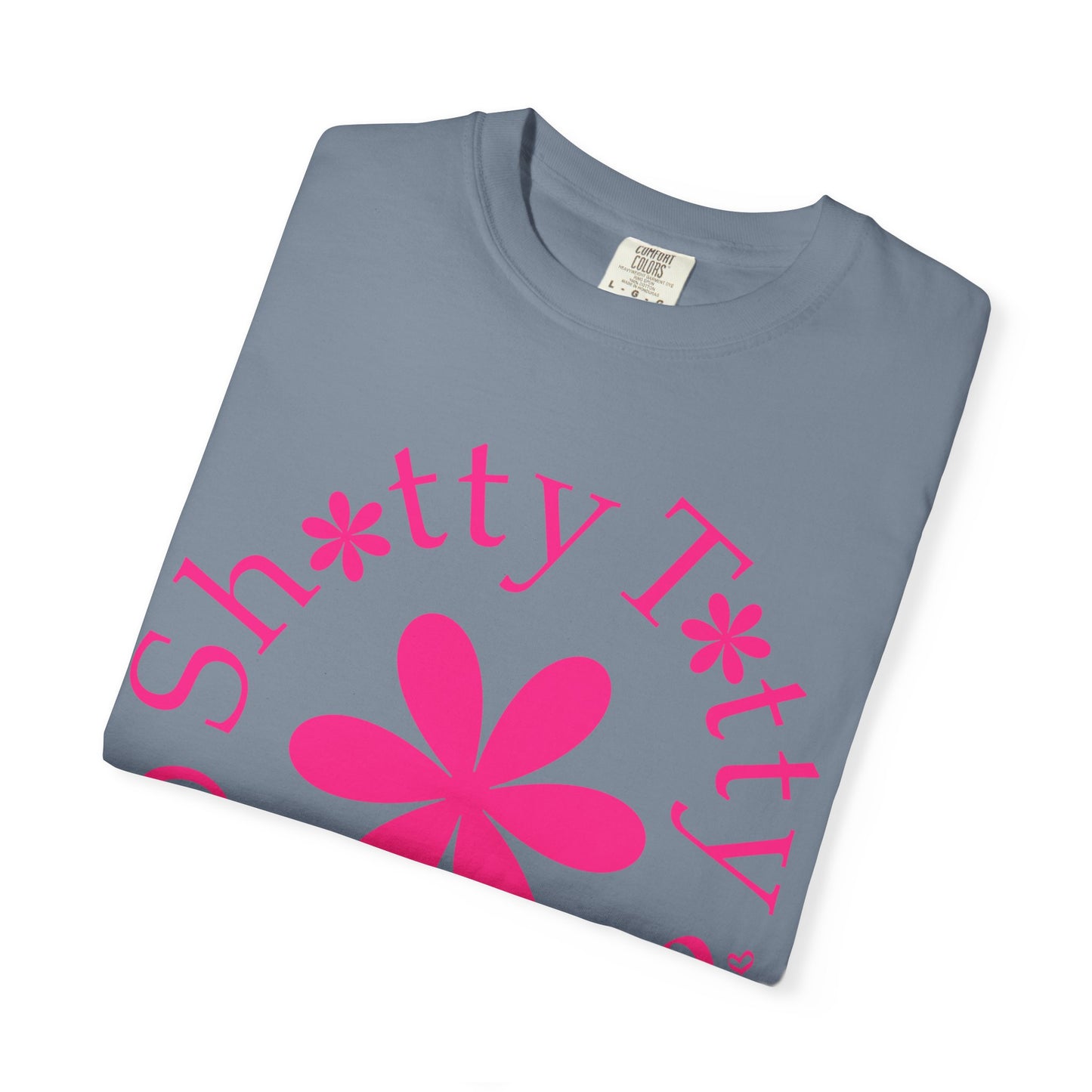 Global Fulfilment - In Ya Face Shitty Titty Tee - Pink Logo