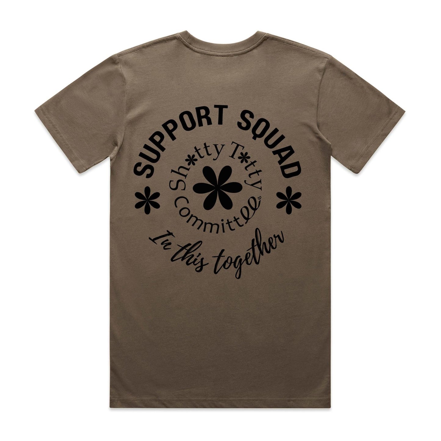 Support Squad Men's - Black Logo