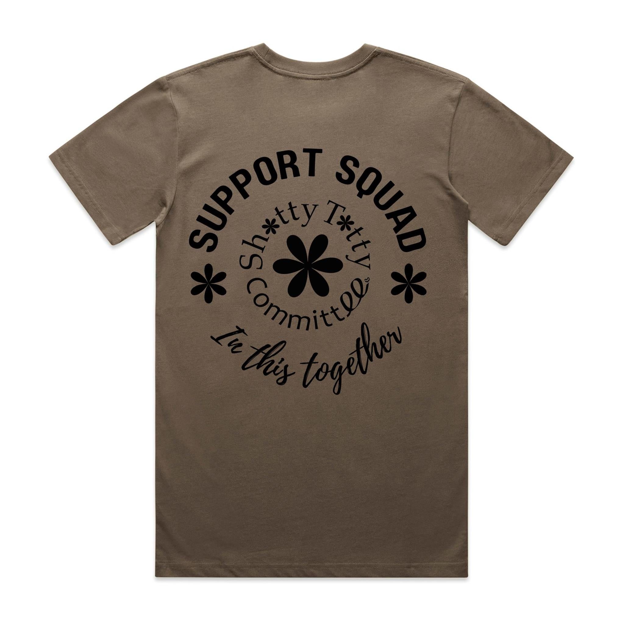 Support Squad Men's - Black Logo