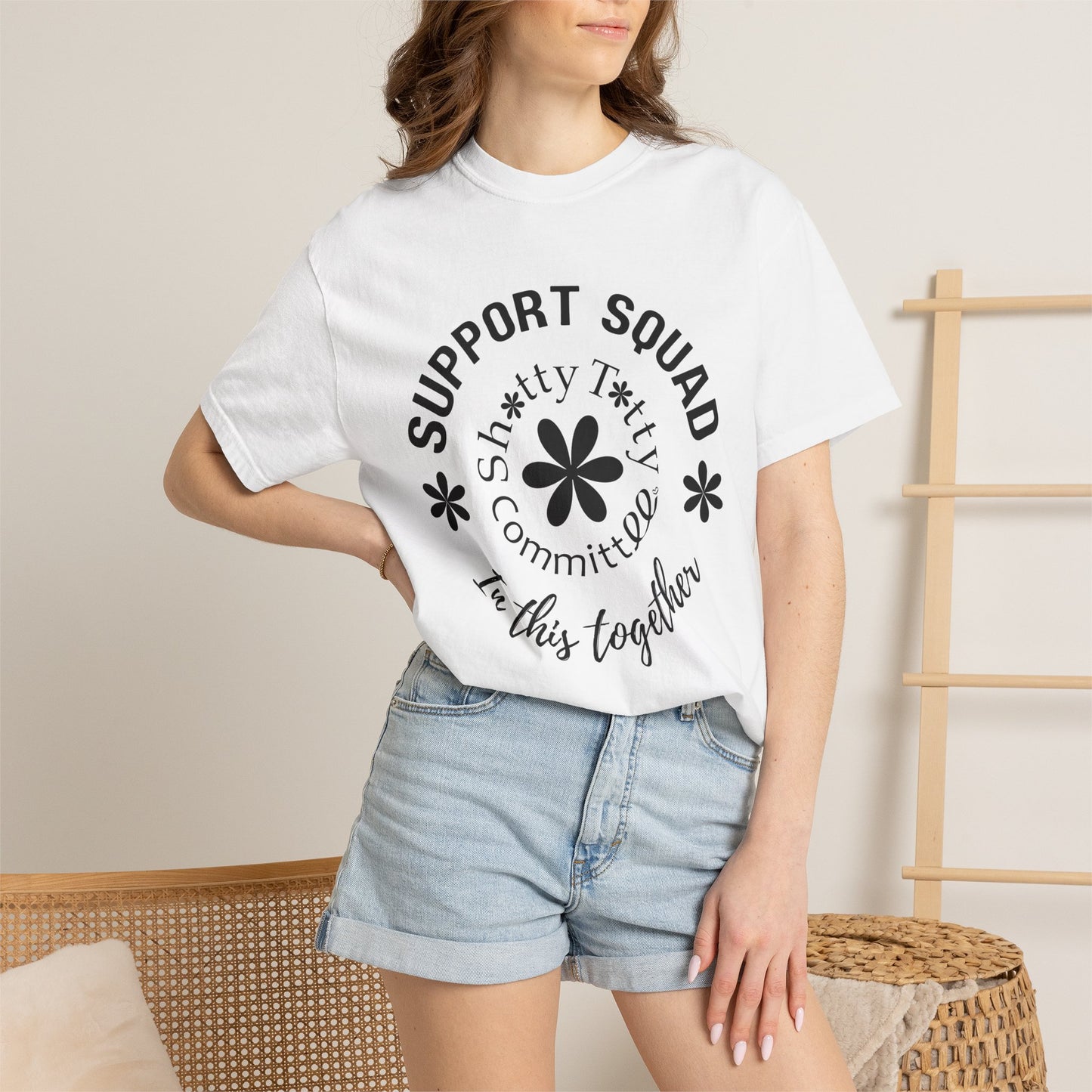 Global Fulfilment - BIG Love Support Squad T-Shirt - Black Logo
