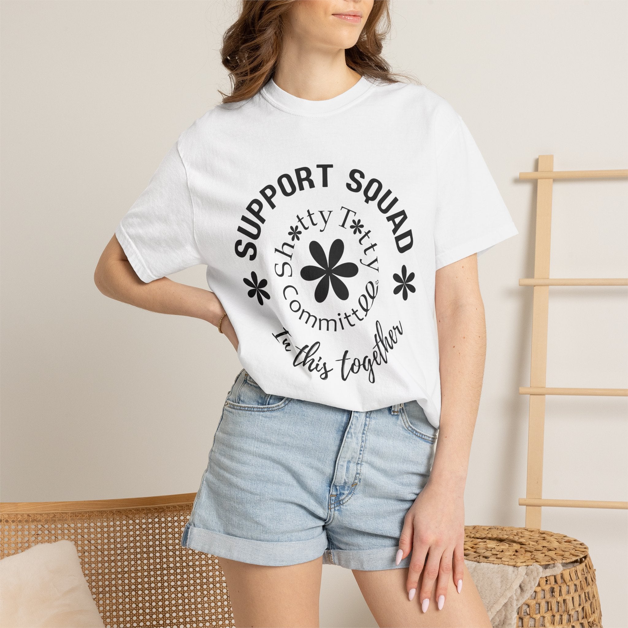 Global Fulfilment - BIG Love Support Squad T-Shirt - Black Logo