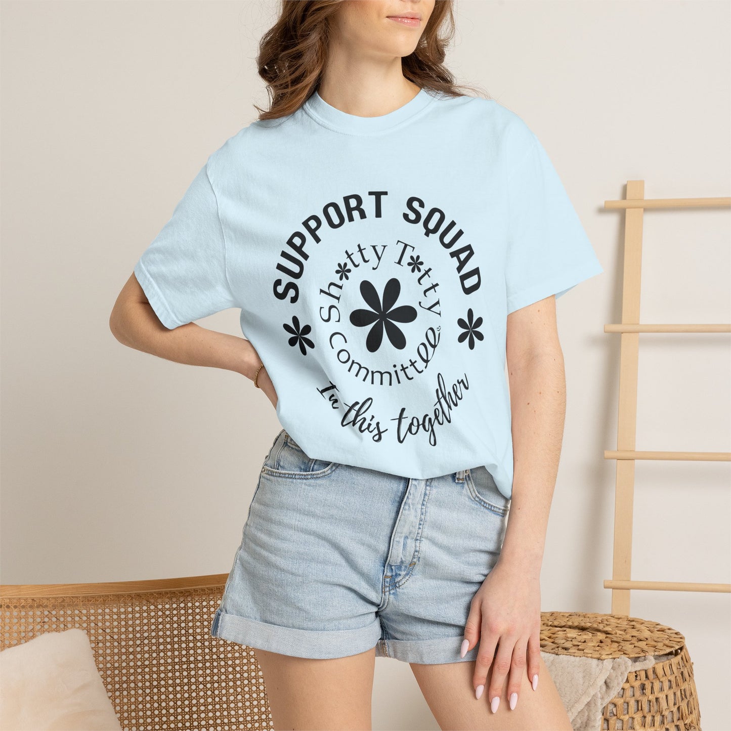 Global Fulfilment - BIG Love Support Squad T-Shirt - Black Logo