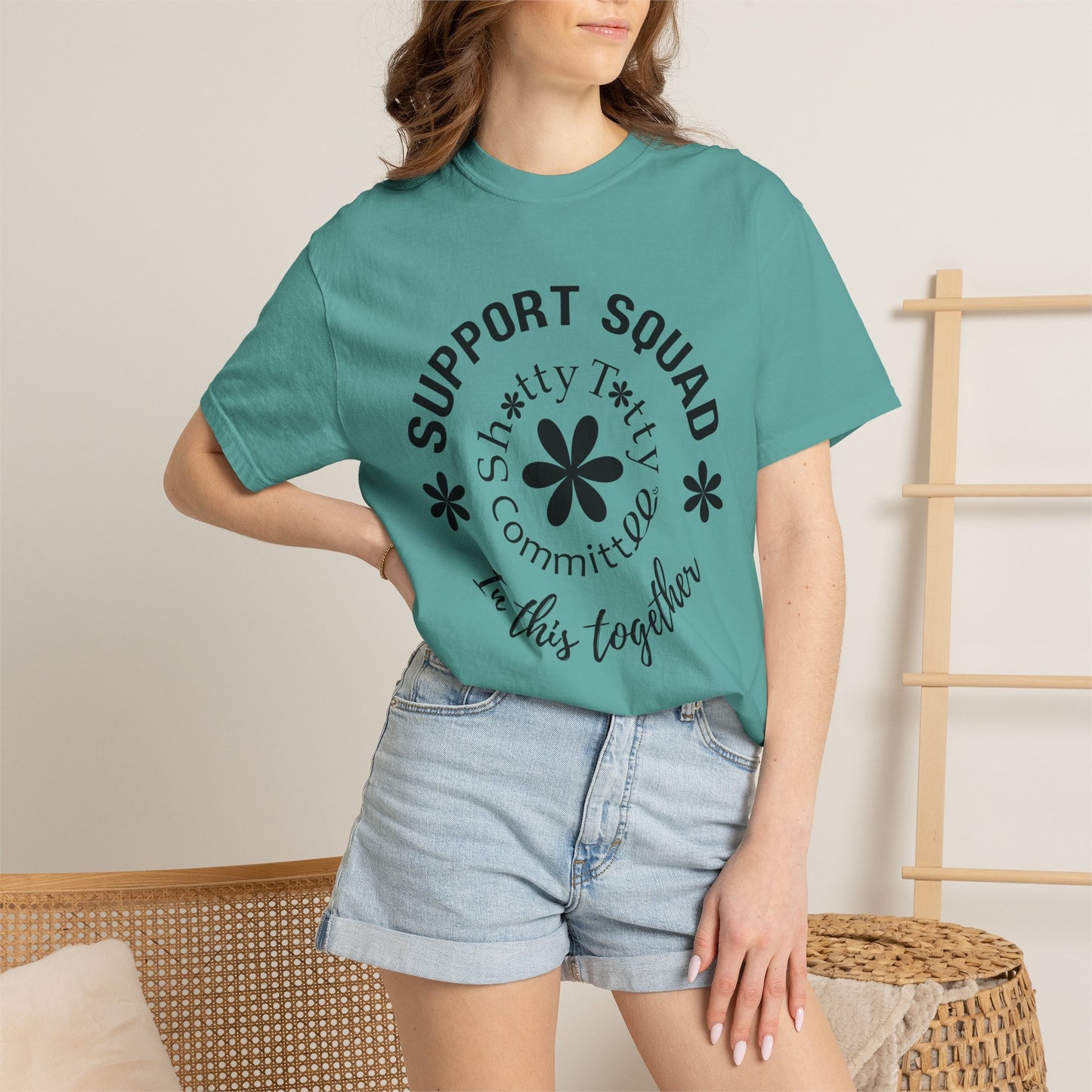 Global Fulfilment - BIG Love Support Squad T-Shirt - Black Logo