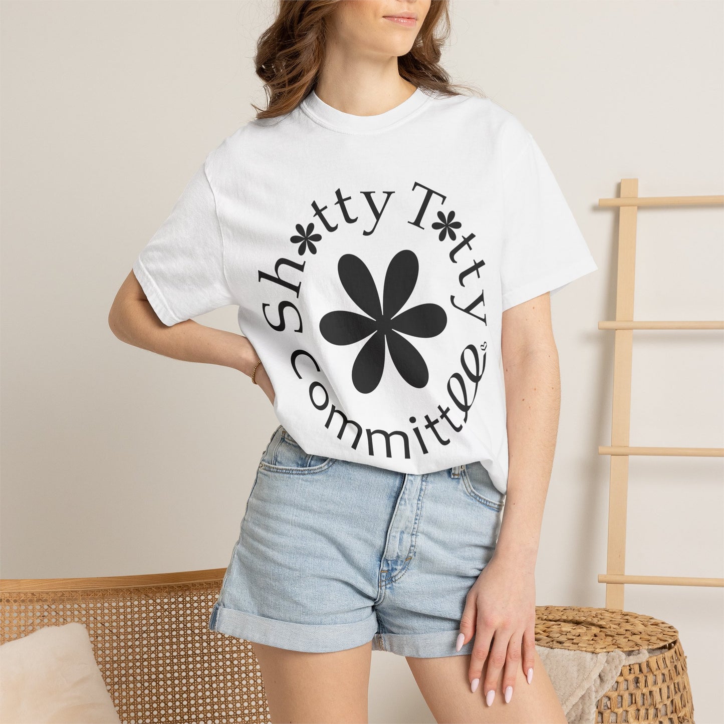 Global Fulfilment - Shitty Titty In Ya Face Tee - Black Logo