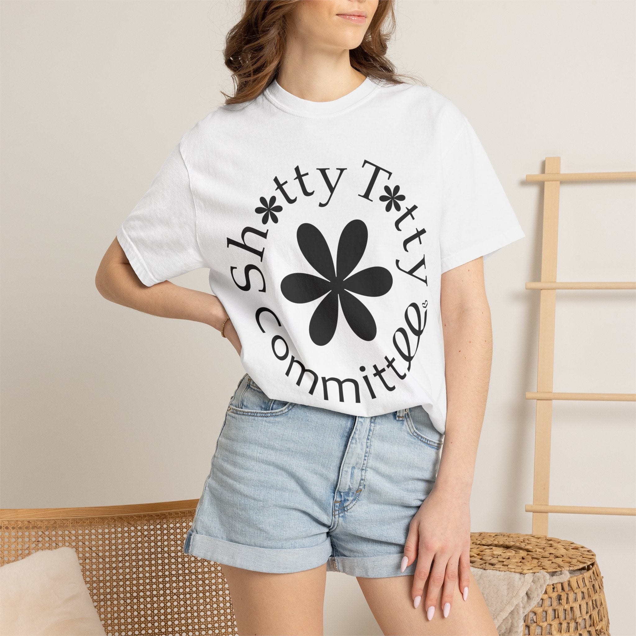 Global Fulfilment - Shitty Titty In Ya Face Tee - Black Logo