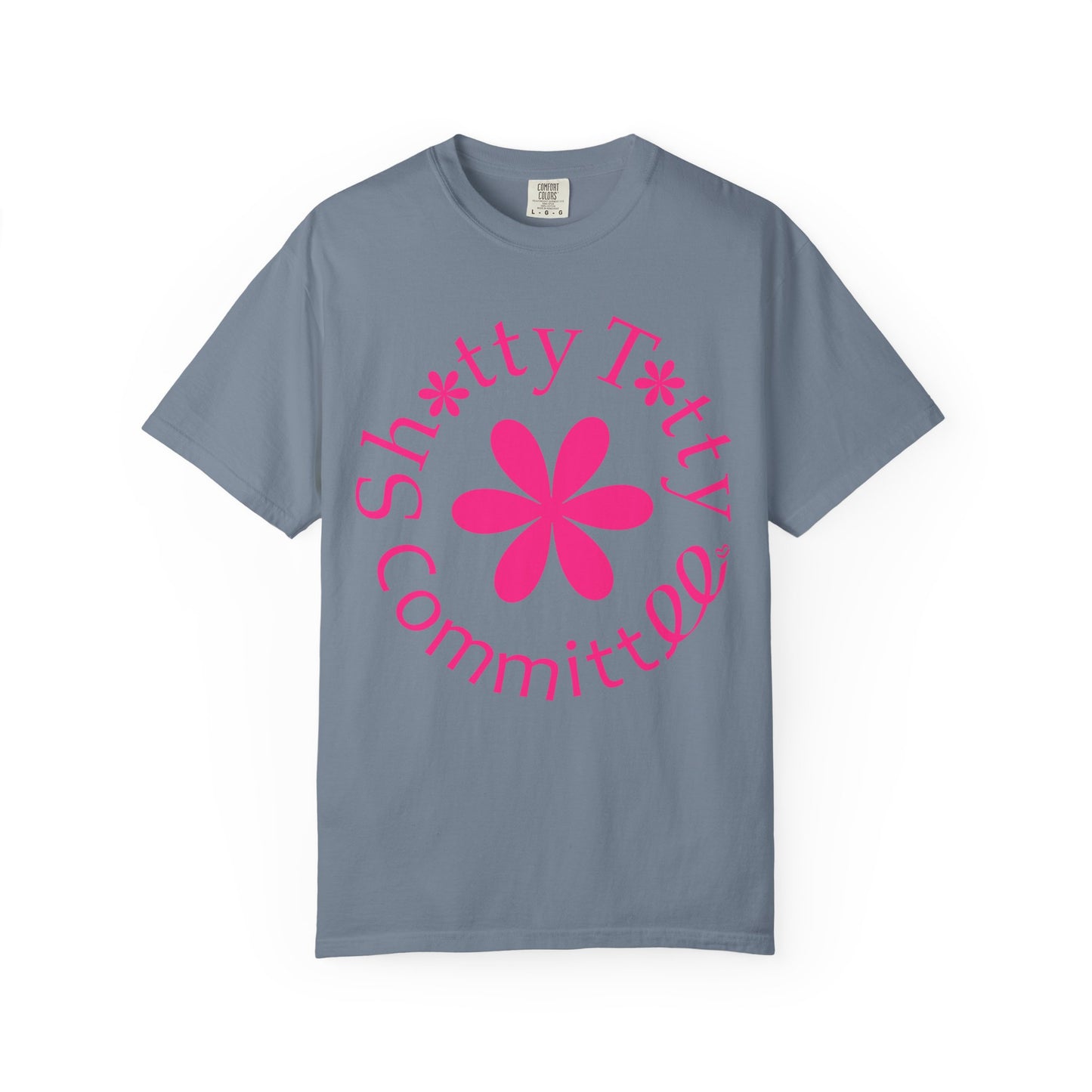 Global Fulfilment - In Ya Face Shitty Titty Tee - Pink Logo