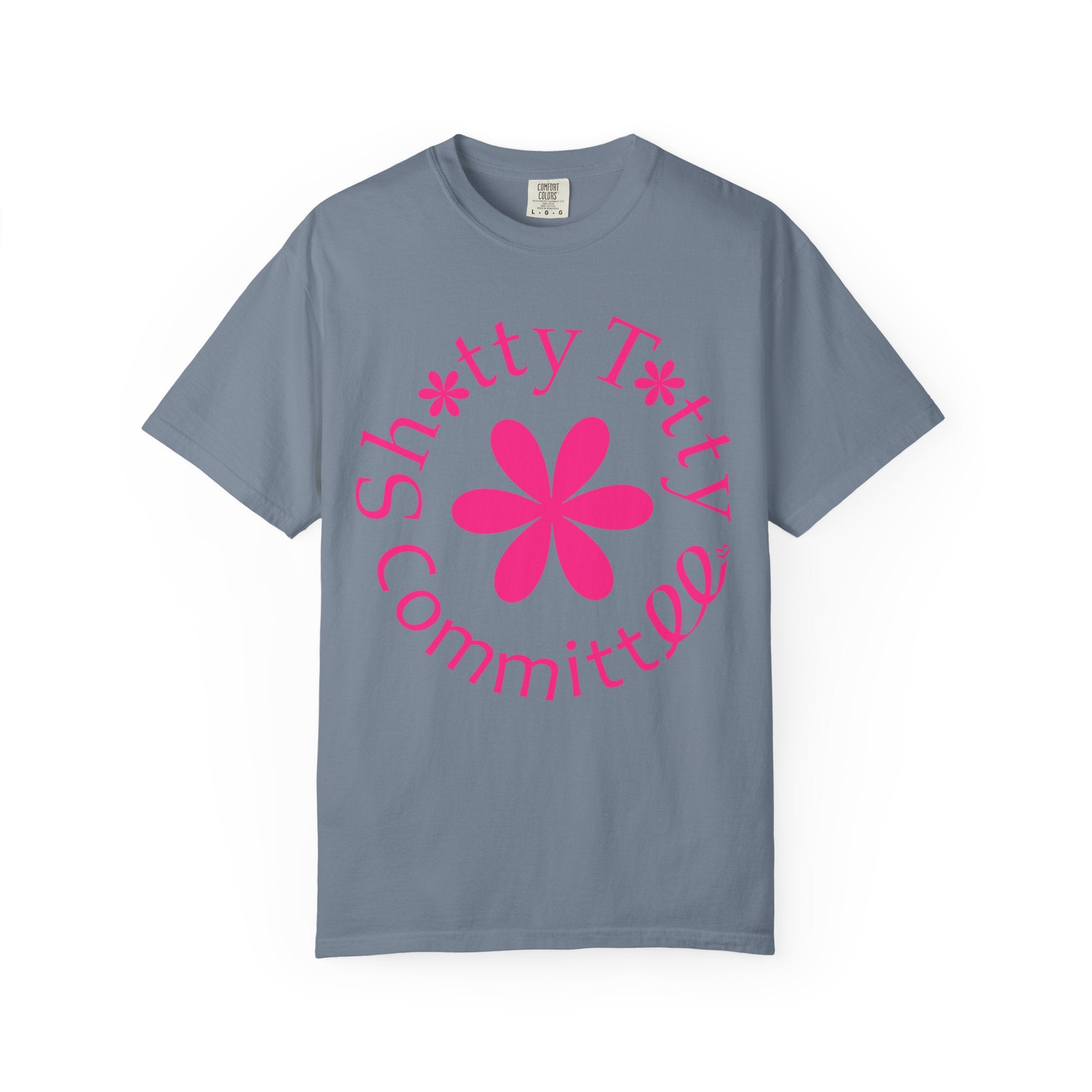 Global Fulfilment - In Ya Face Shitty Titty Tee - Pink Logo