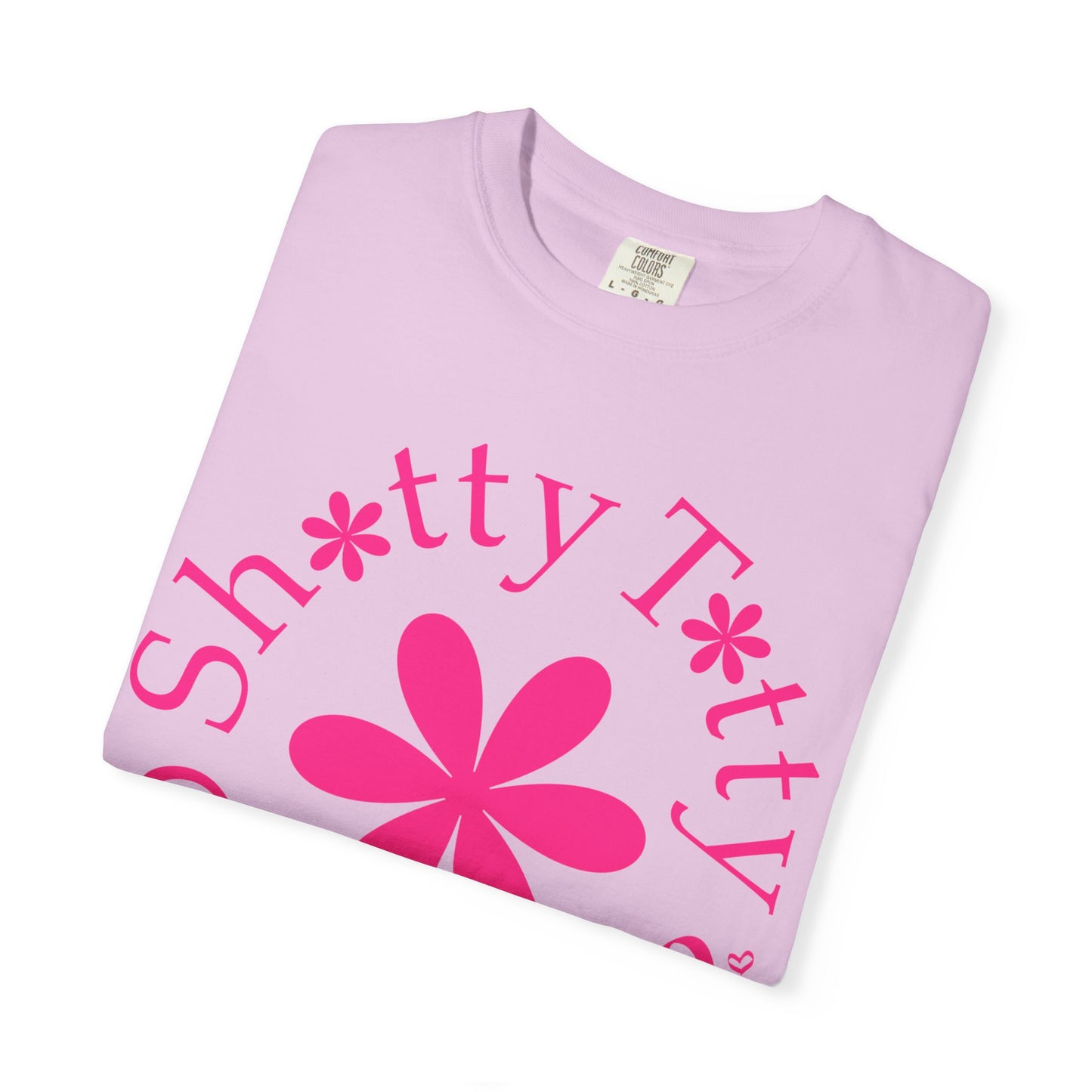 Global Fulfilment - In Ya Face Shitty Titty Tee - Pink Logo