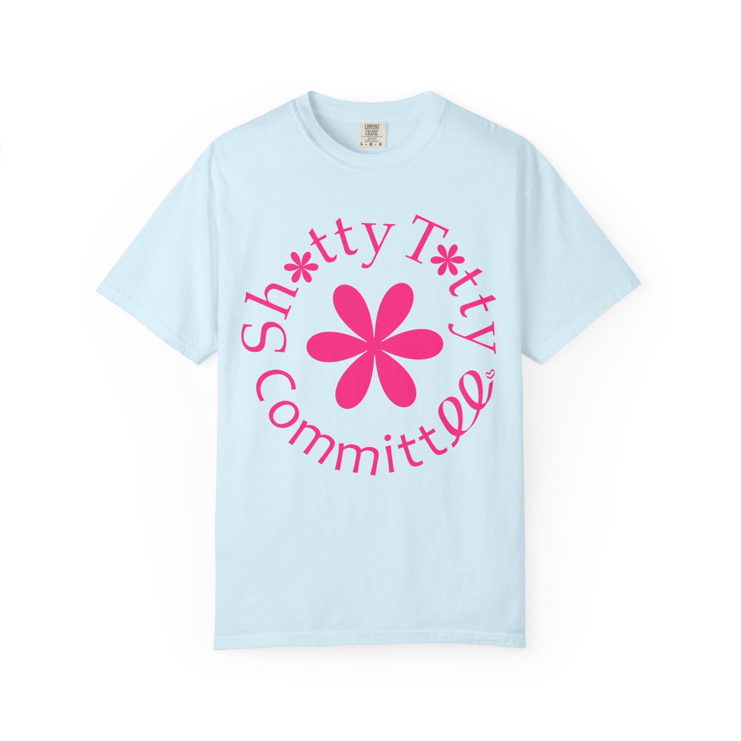 Global Fulfilment - In Ya Face Shitty Titty Tee - Pink Logo