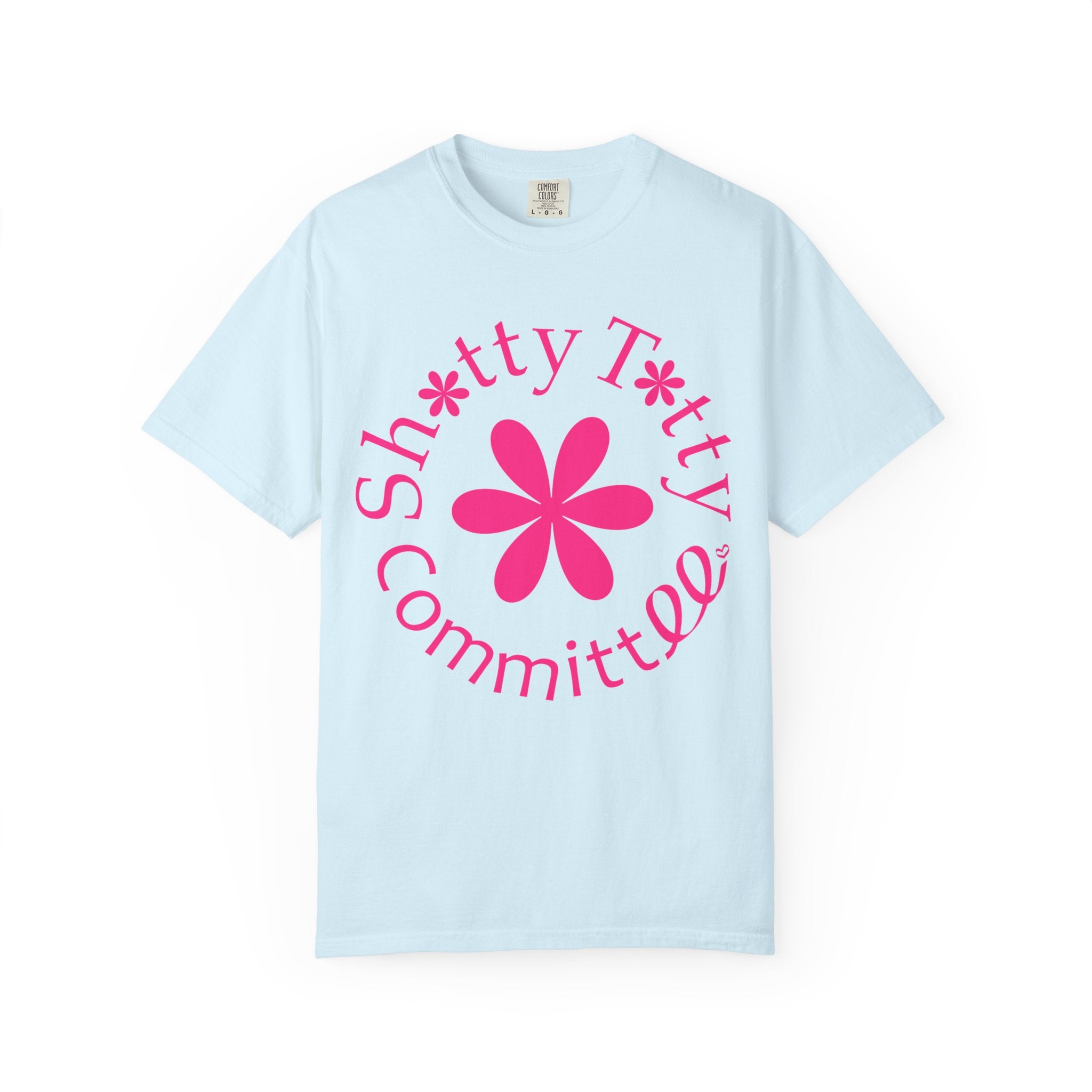 Global Fulfilment - In Ya Face Shitty Titty Tee - Pink Logo