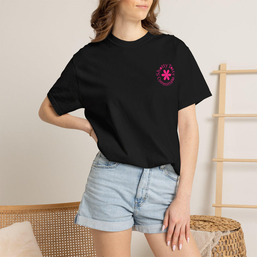 Global Fulfilment - Itty Bitty Shitty Titty Tee - Pink Logo
