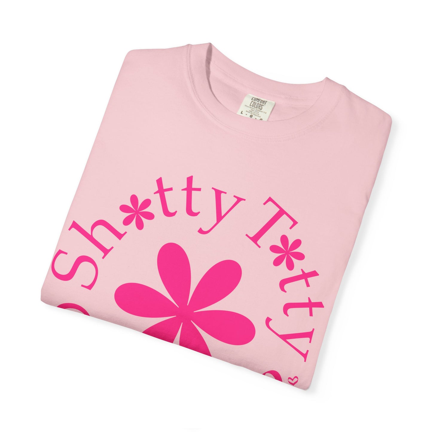 Global Fulfilment - In Ya Face Shitty Titty Tee - Pink Logo