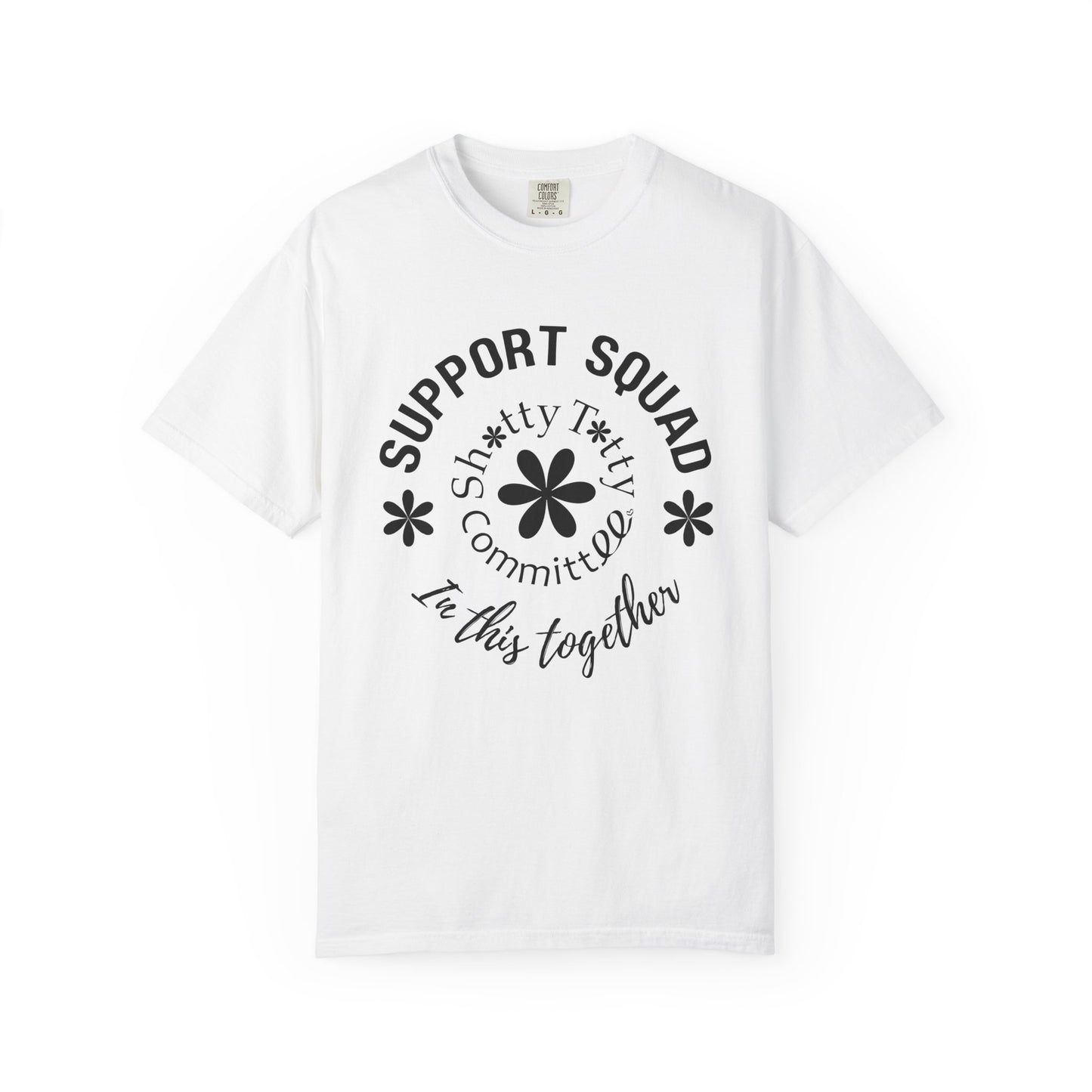 Global Fulfilment - BIG Love Support Squad T-Shirt - Black Logo