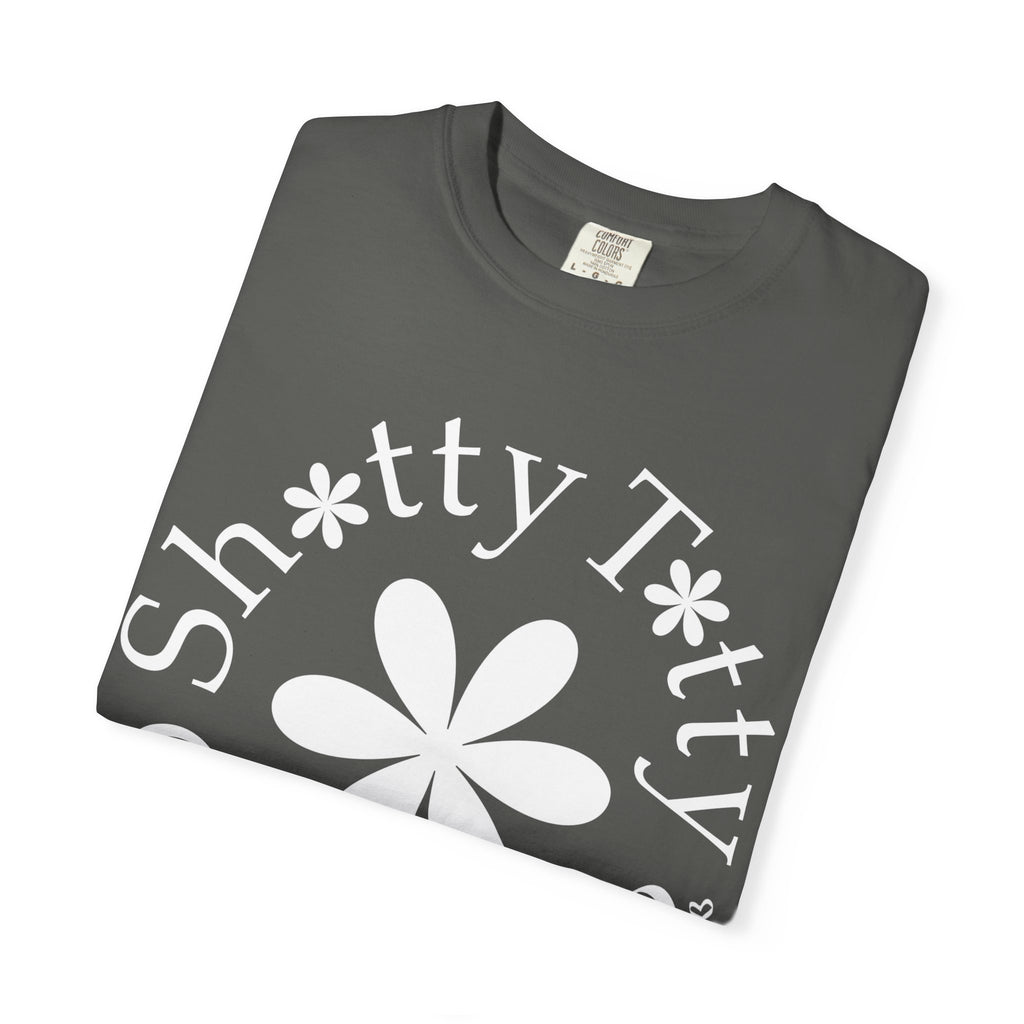 Global Fulfilment - In Ya Face Shitty Titty Tee - White Logo