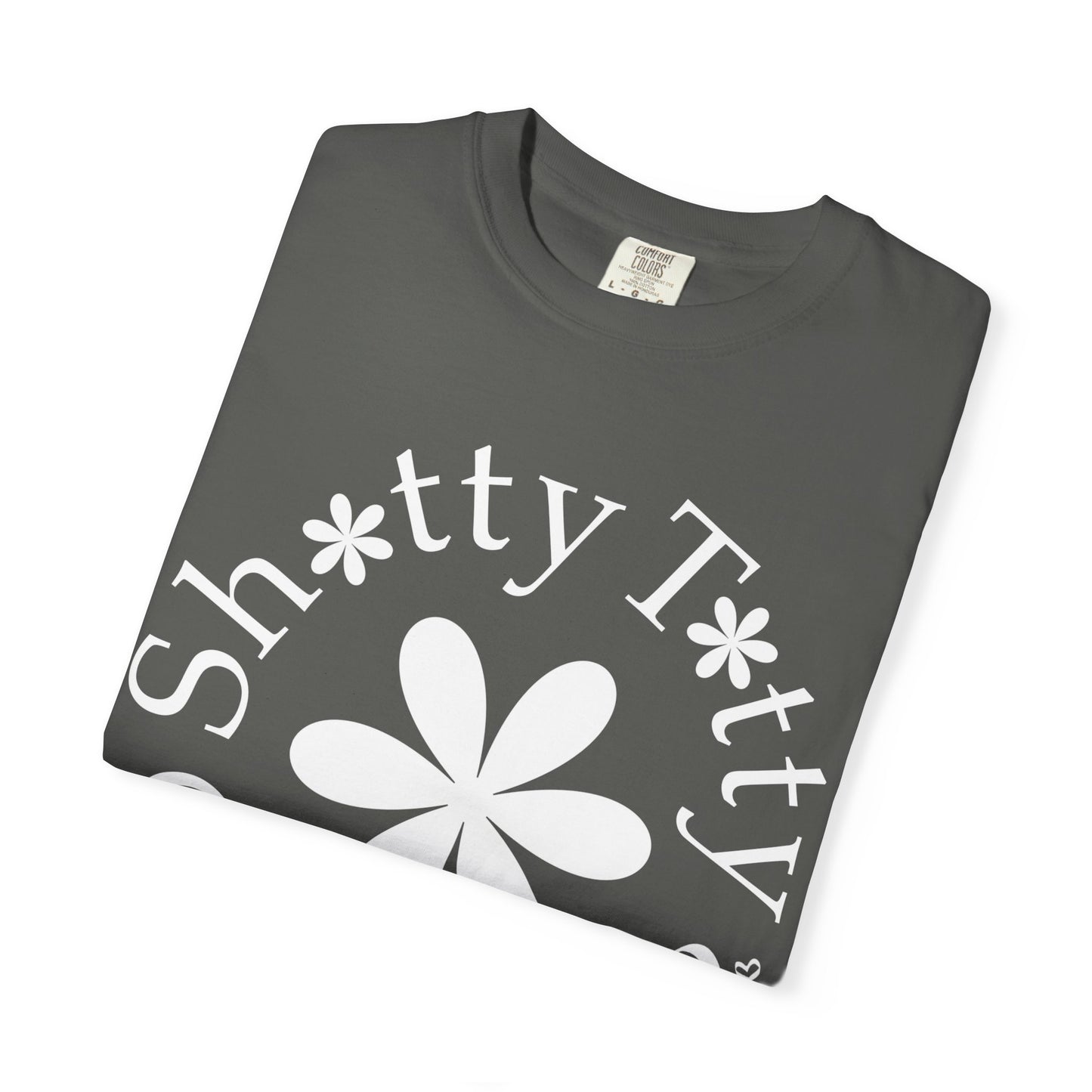 Global Fulfilment - In Ya Face Shitty Titty Tee - White Logo