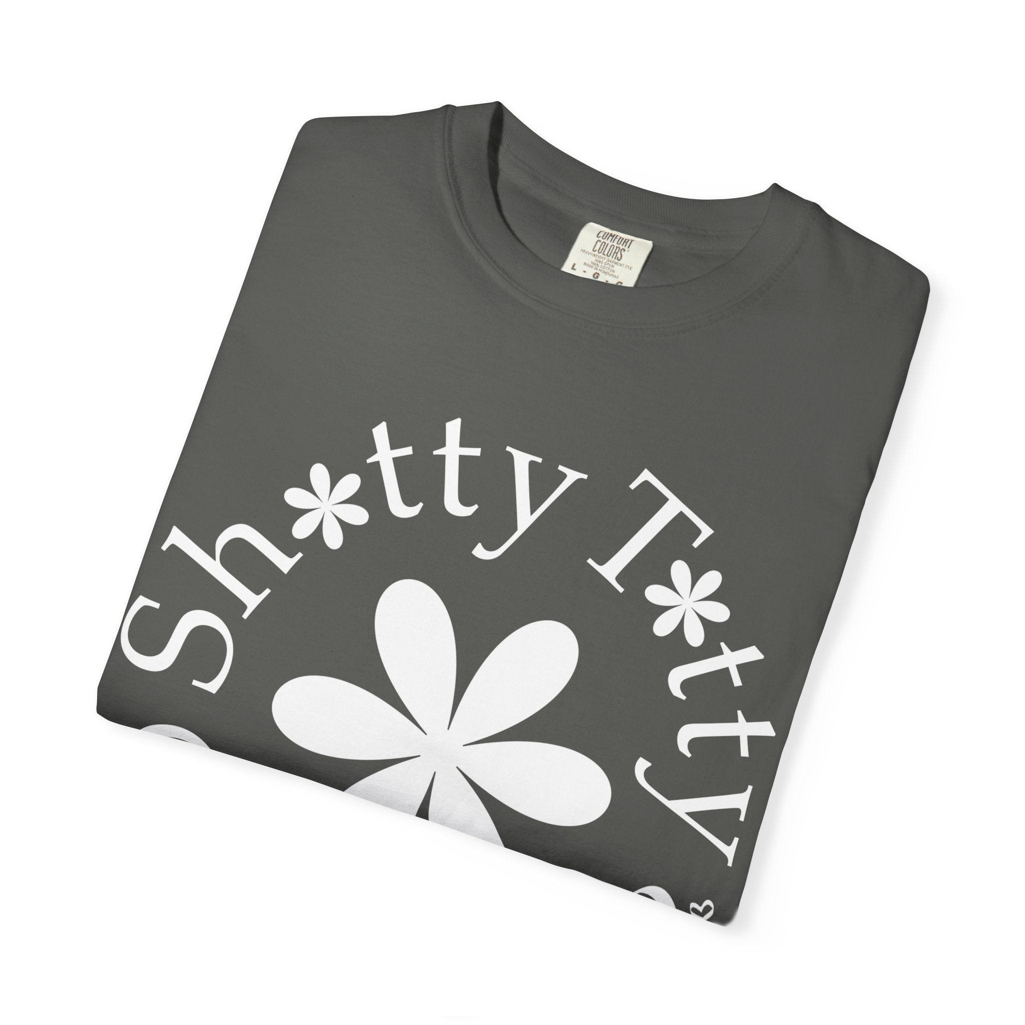 Global Fulfilment - In Ya Face Shitty Titty Tee - White Logo