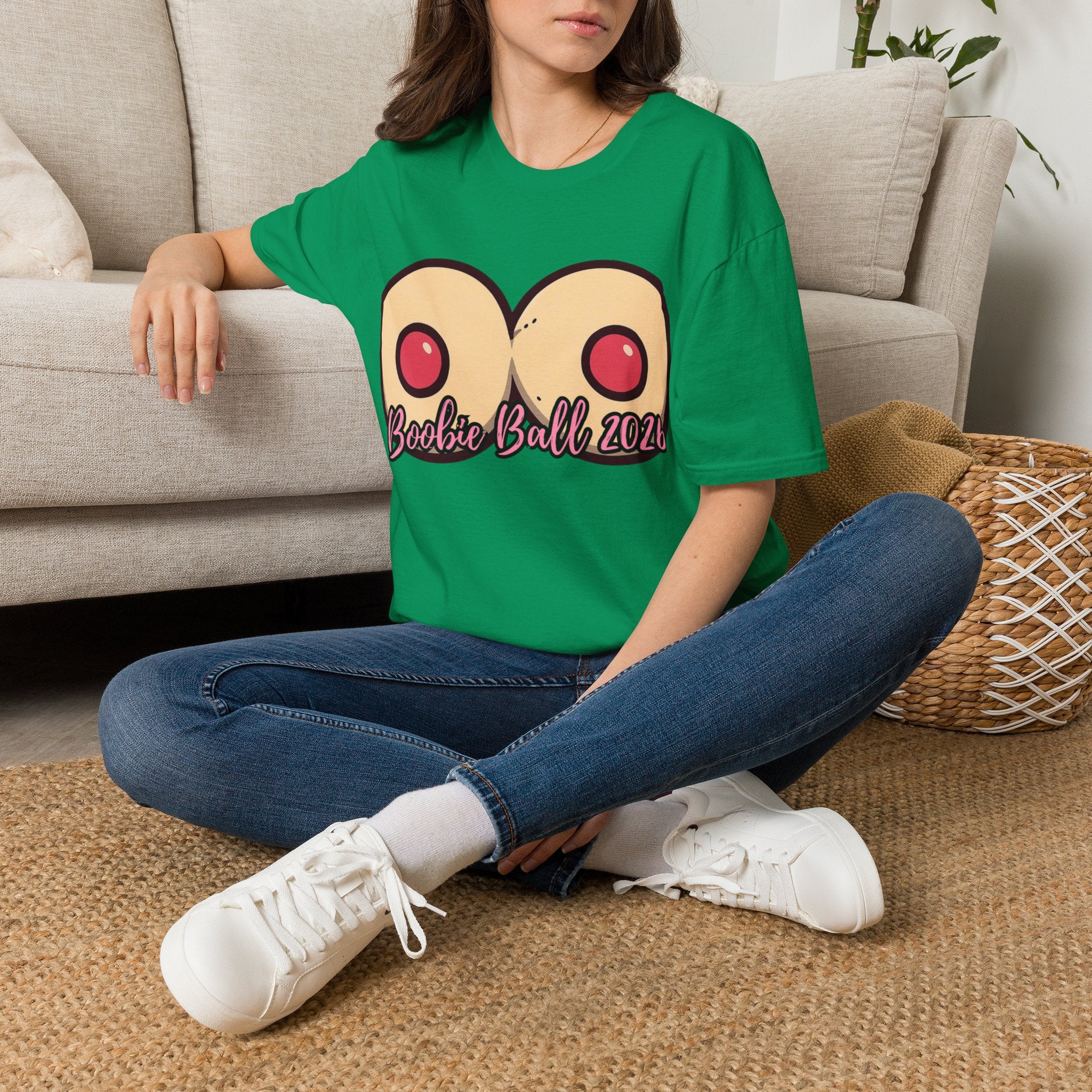 Inflatable Boobs - Boobie Ball Tee