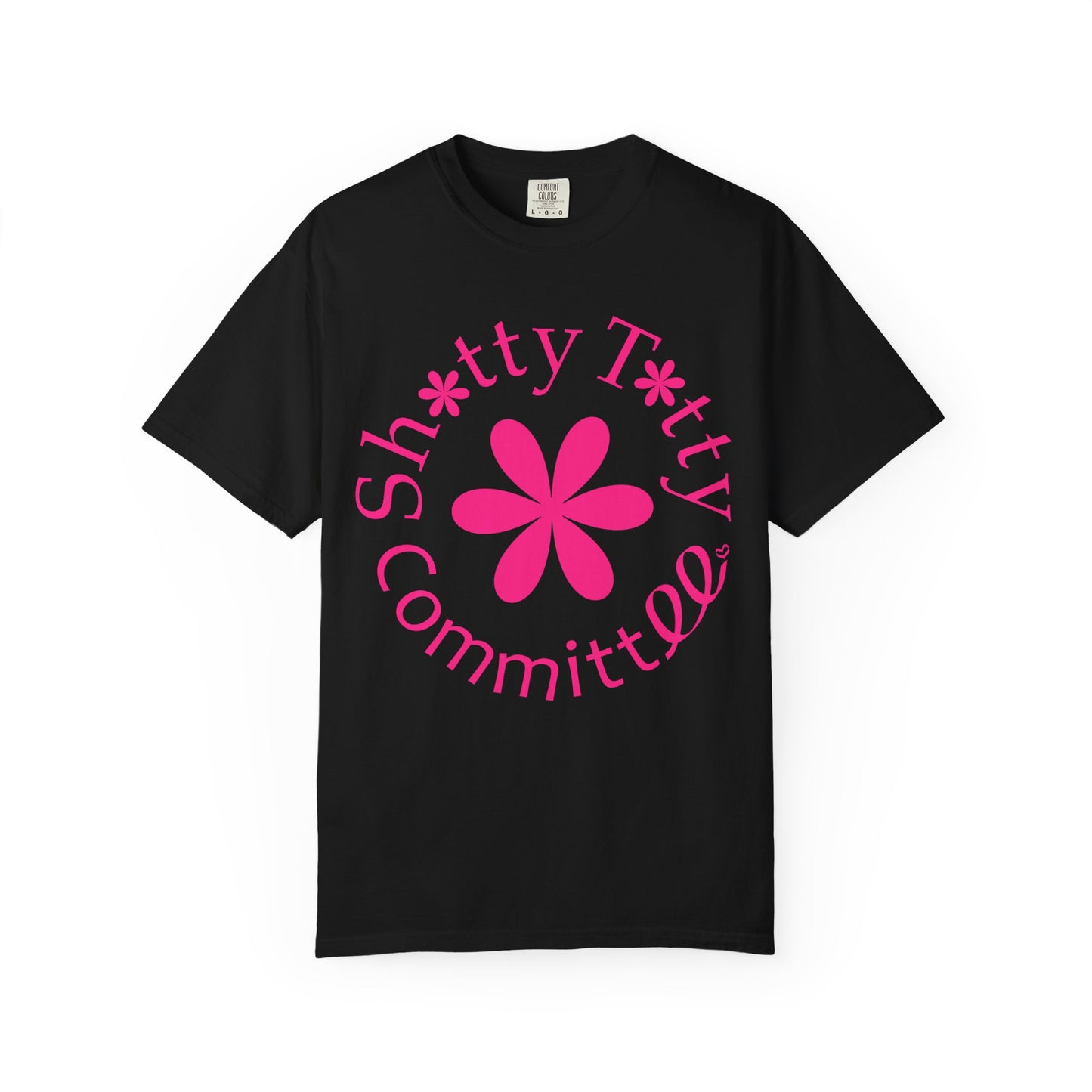 Global Fulfilment - In Ya Face Shitty Titty Tee - Pink Logo