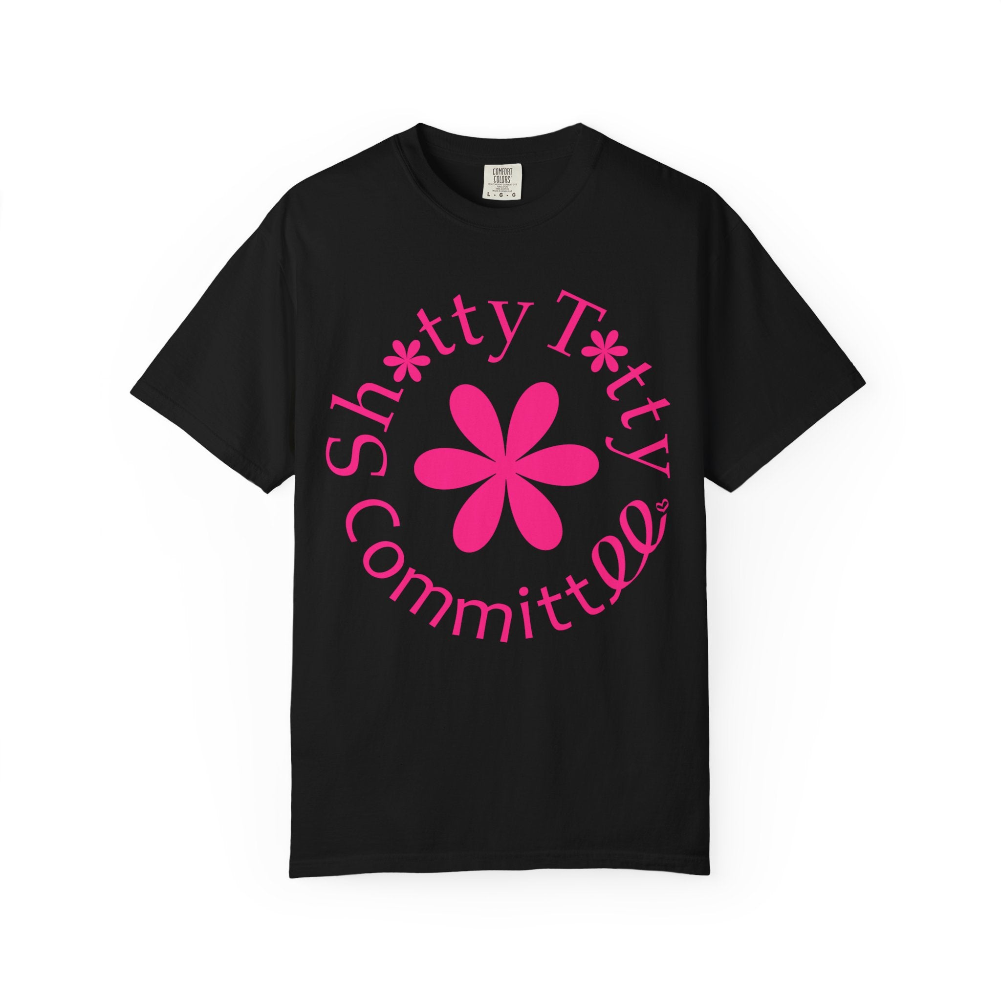 Global Fulfilment - In Ya Face Shitty Titty Tee - Pink Logo
