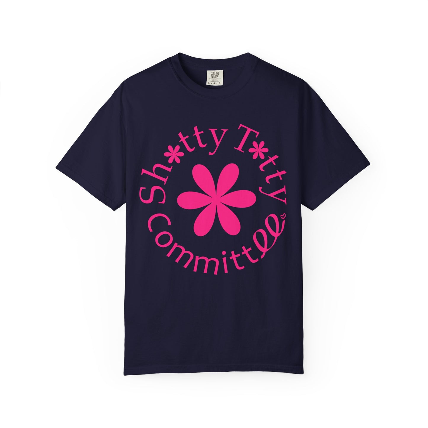 Global Fulfilment - In Ya Face Shitty Titty Tee - Pink Logo
