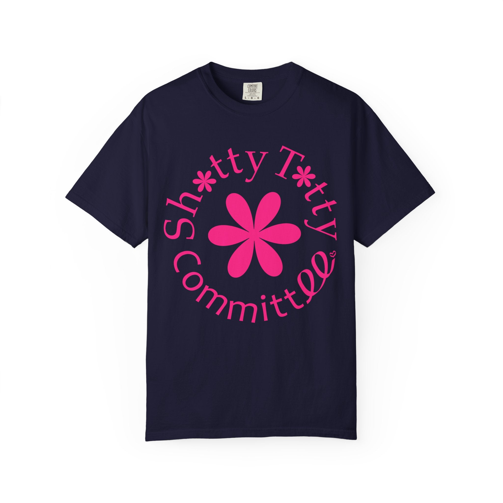 Global Fulfilment - In Ya Face Shitty Titty Tee - Pink Logo