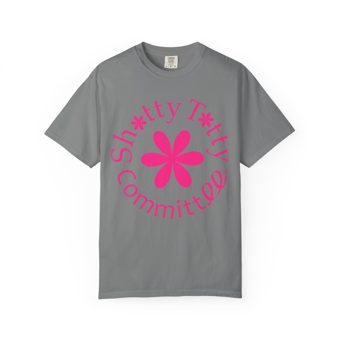 Global Fulfilment - In Ya Face Shitty Titty Tee - Pink Logo
