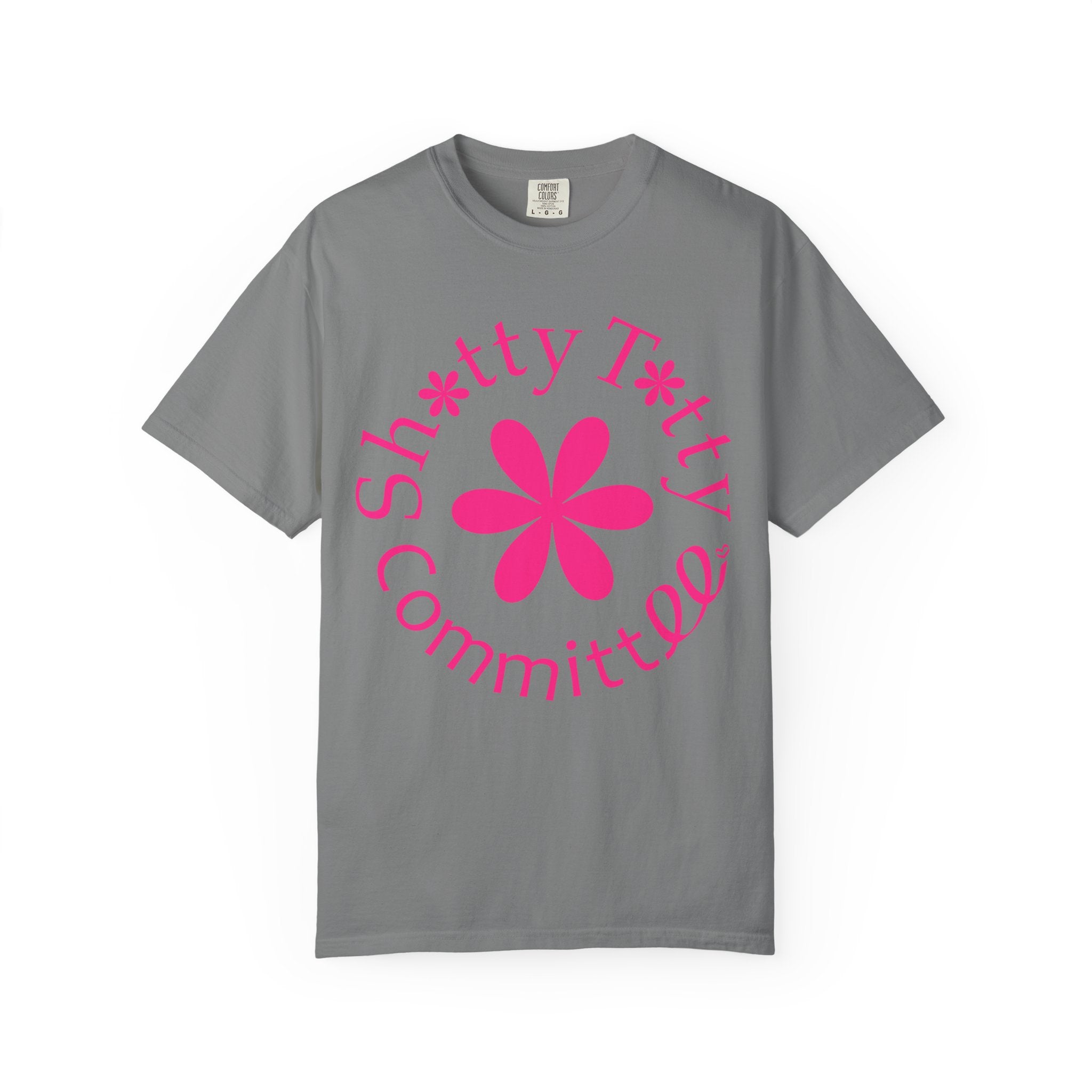 Global Fulfilment - In Ya Face Shitty Titty Tee - Pink Logo