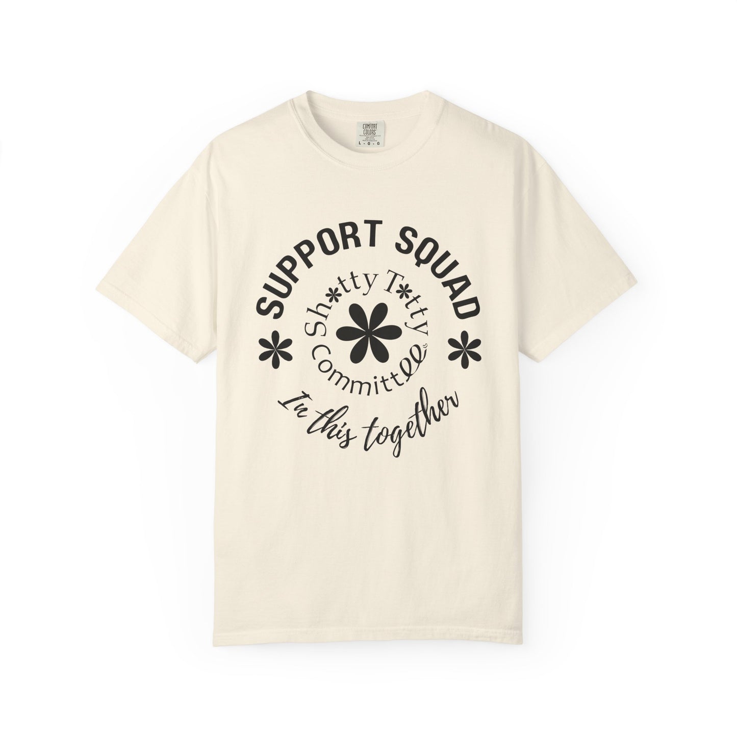 Global Fulfilment - BIG Love Support Squad T-Shirt - Black Logo