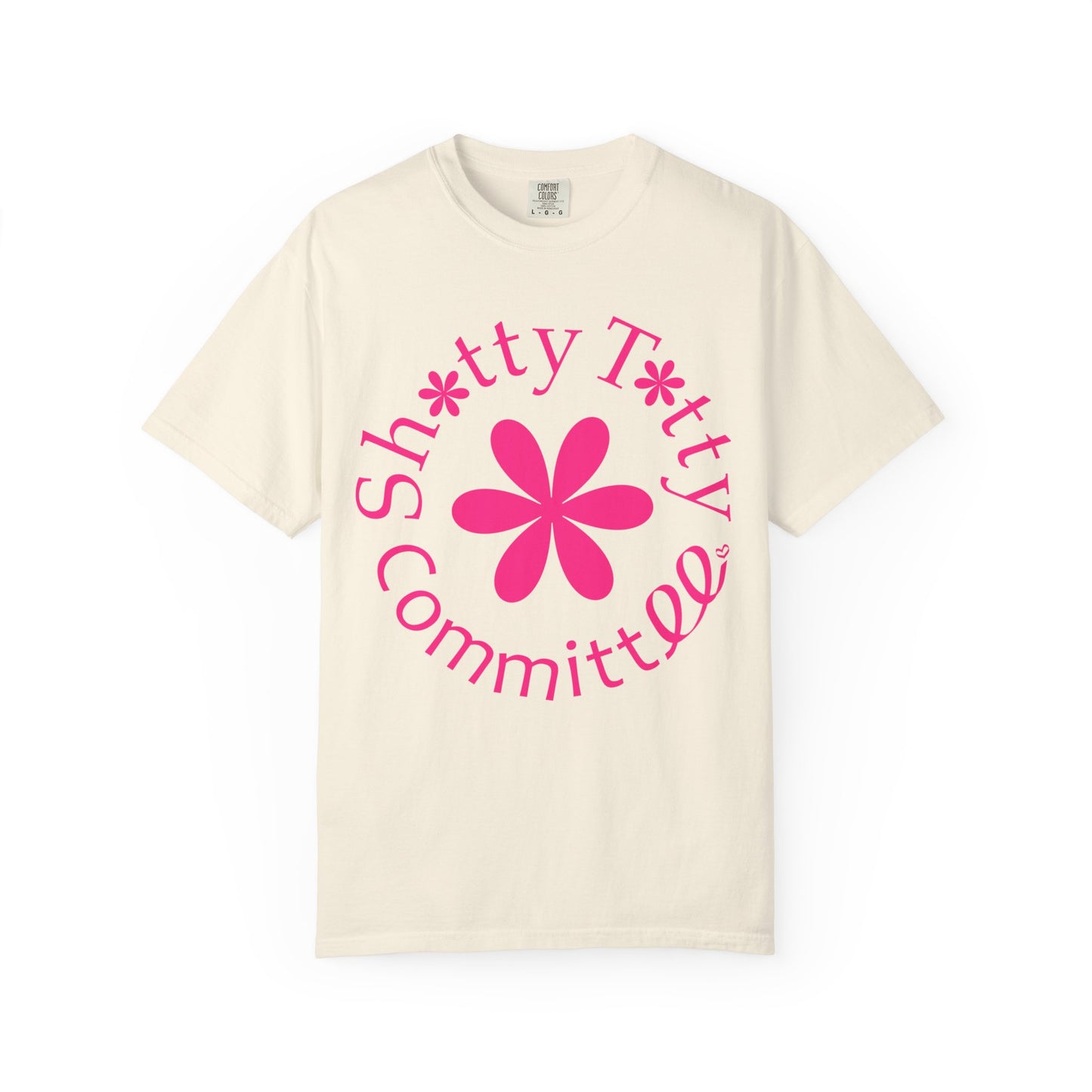 Global Fulfilment - In Ya Face Shitty Titty Tee - Pink Logo