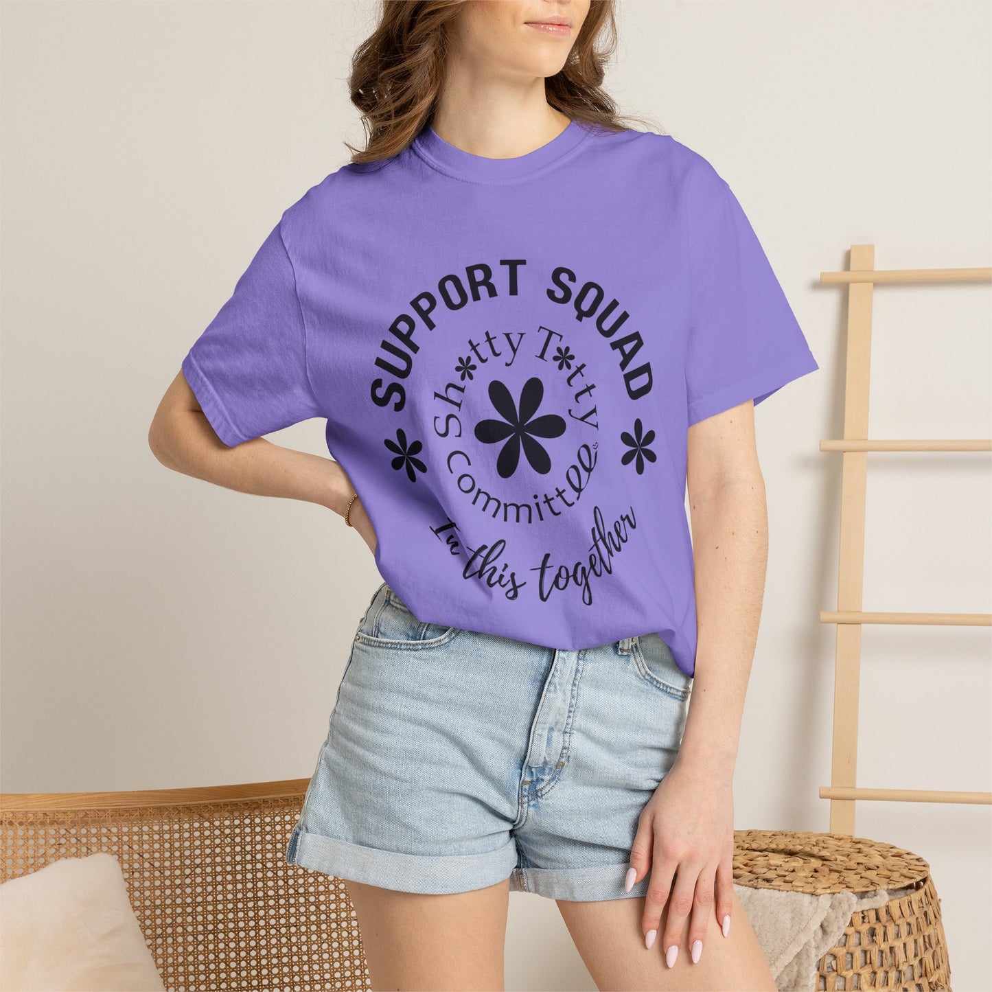 Global Fulfilment - BIG Love Support Squad T-Shirt - Black Logo