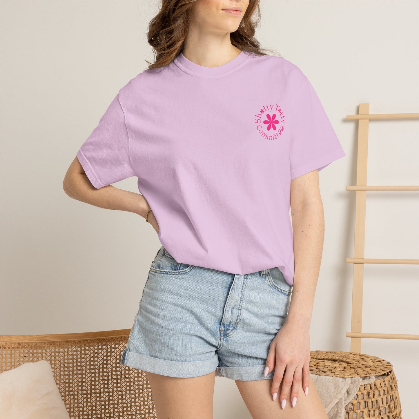 Global Fulfilment - Itty Bitty Shitty Titty Tee - Pink Logo